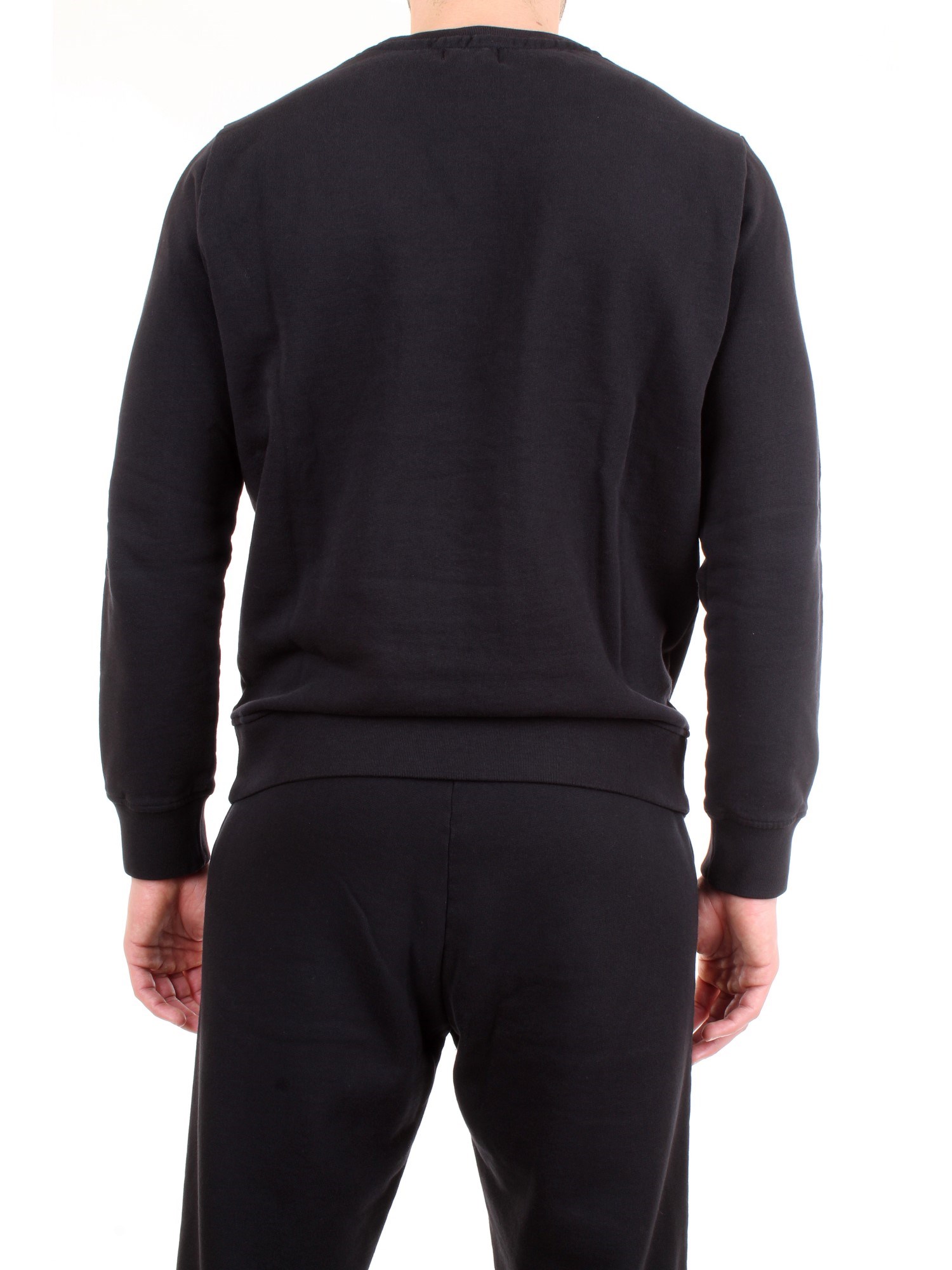CONVERSE 10018601 A05 Black Clothing Man Sweater CONVERSE 10018601 A05 Black Clothing Man Sweater