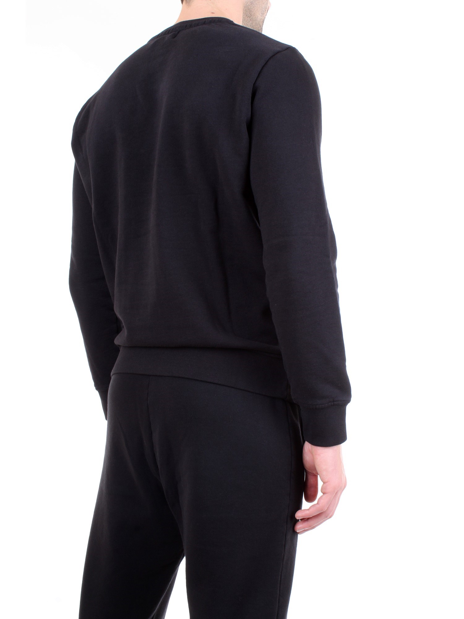 CONVERSE 10018601 A05 Black Clothing Man Sweater CONVERSE 10018601 A05 Black Clothing Man Sweater