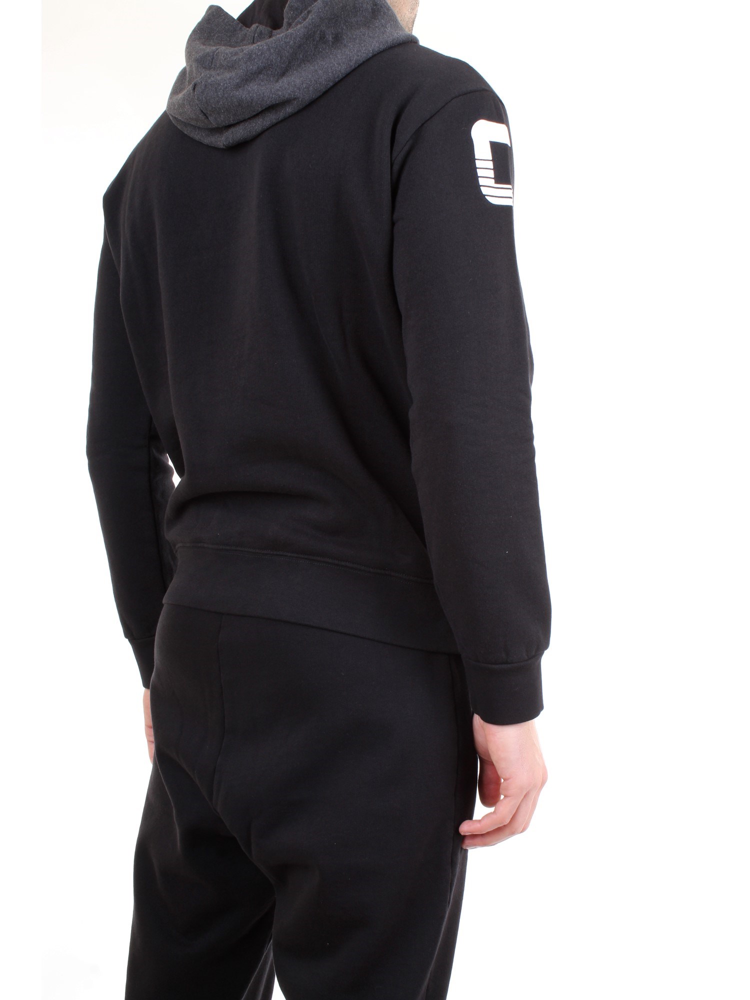 CONVERSE 10018615 Black Clothing Man Sweater CONVERSE 10018615 Black Clothing Man Sweater