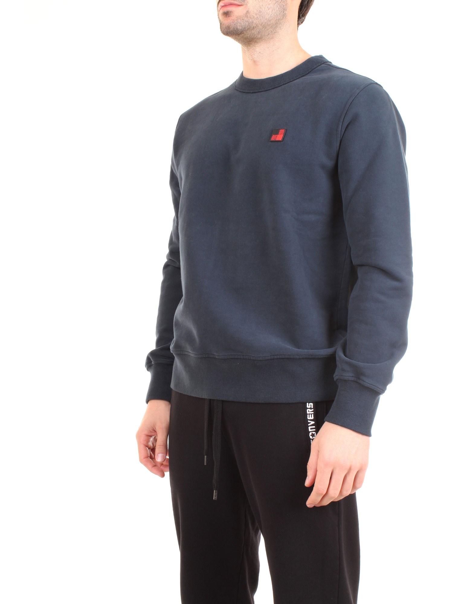 WOOLRICH WOFEL1194 Blue Clothing Man Sweater WOOLRICH WOFEL1194 Blue Clothing Man Sweater