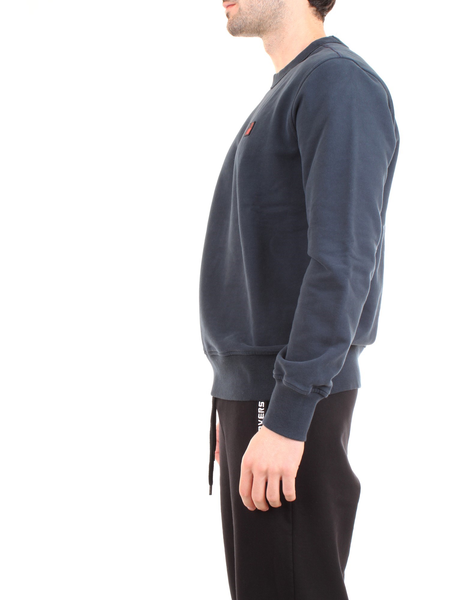 WOOLRICH WOFEL1194 Blue Clothing Man Sweater WOOLRICH WOFEL1194 Blue Clothing Man Sweater