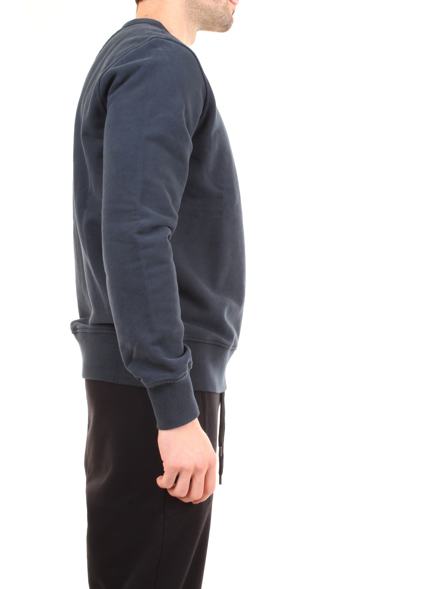 WOOLRICH WOFEL1194 Blue Clothing Man Sweater WOOLRICH WOFEL1194 Blue Clothing Man Sweater