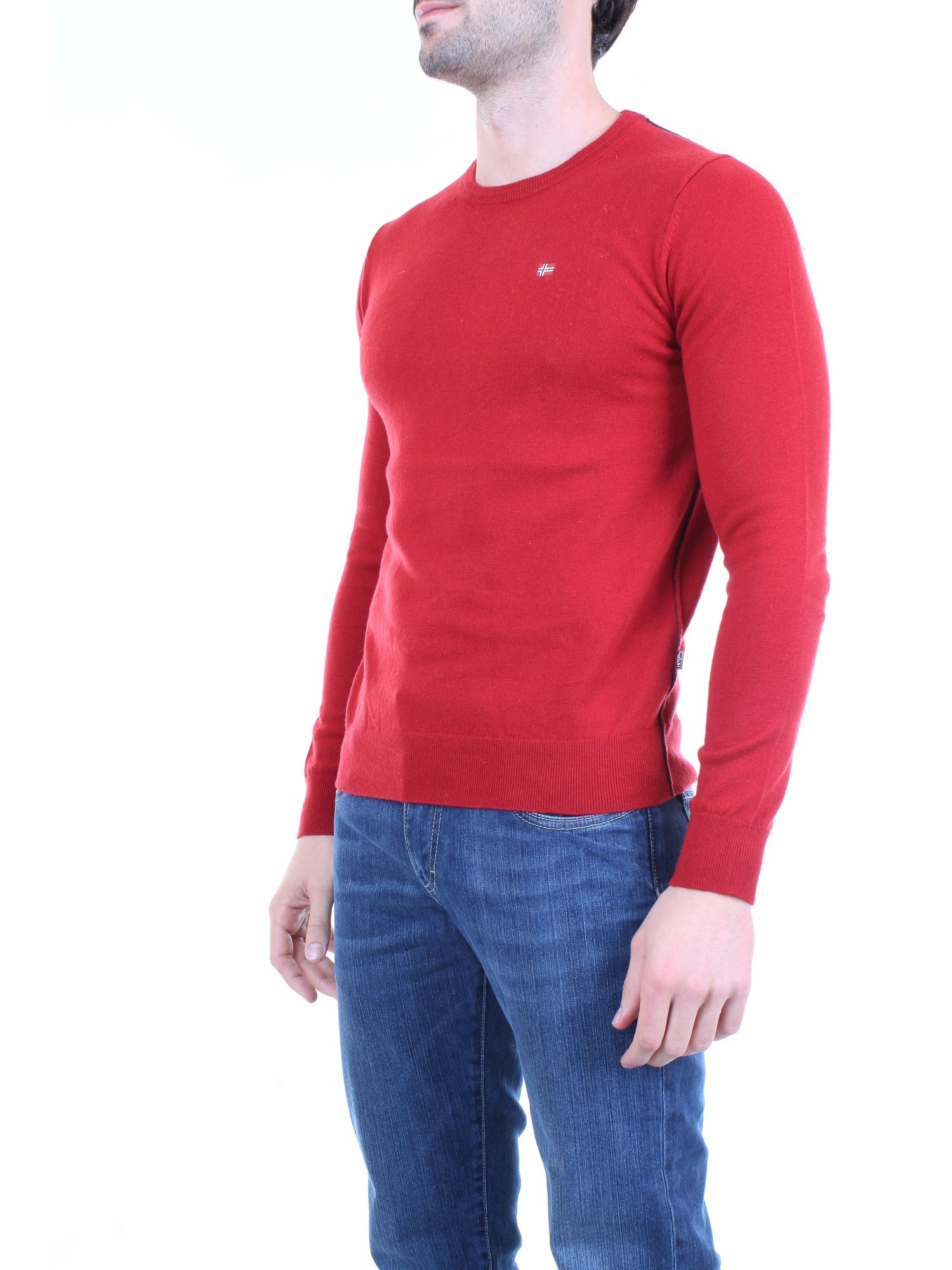 NAPAPIJRI NOYGPB Red Clothing Man Pullover NAPAPIJRI NOYGPB Red Clothing Man Pullover