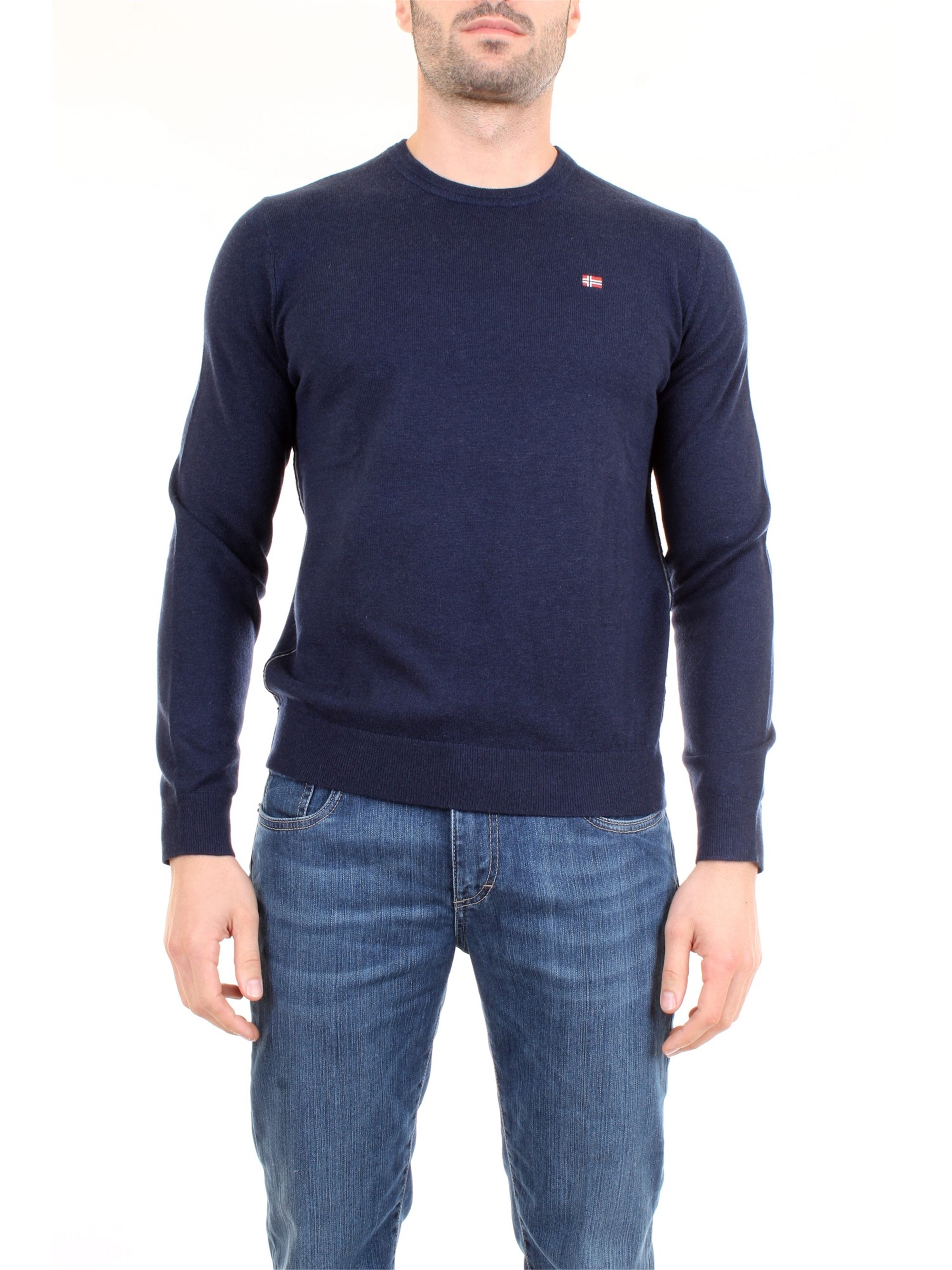 NAPAPIJRI NOYGPB Blue Clothing Man Pullover NAPAPIJRI NOYGPB Blue Clothing Man Pullover