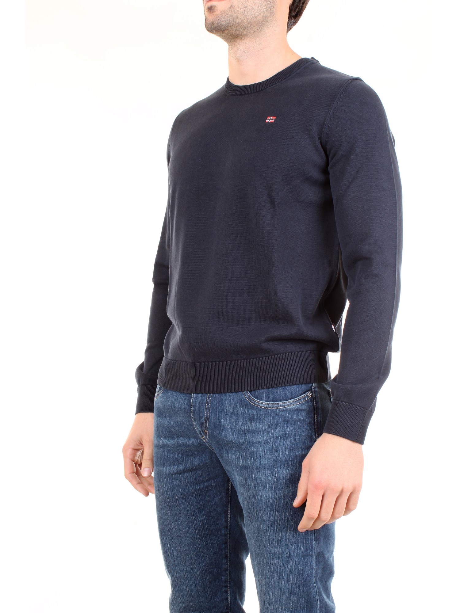NAPAPIJRI NOYH2T Blue Clothing Man Pullover NAPAPIJRI NOYH2T Blue Clothing Man Pullover