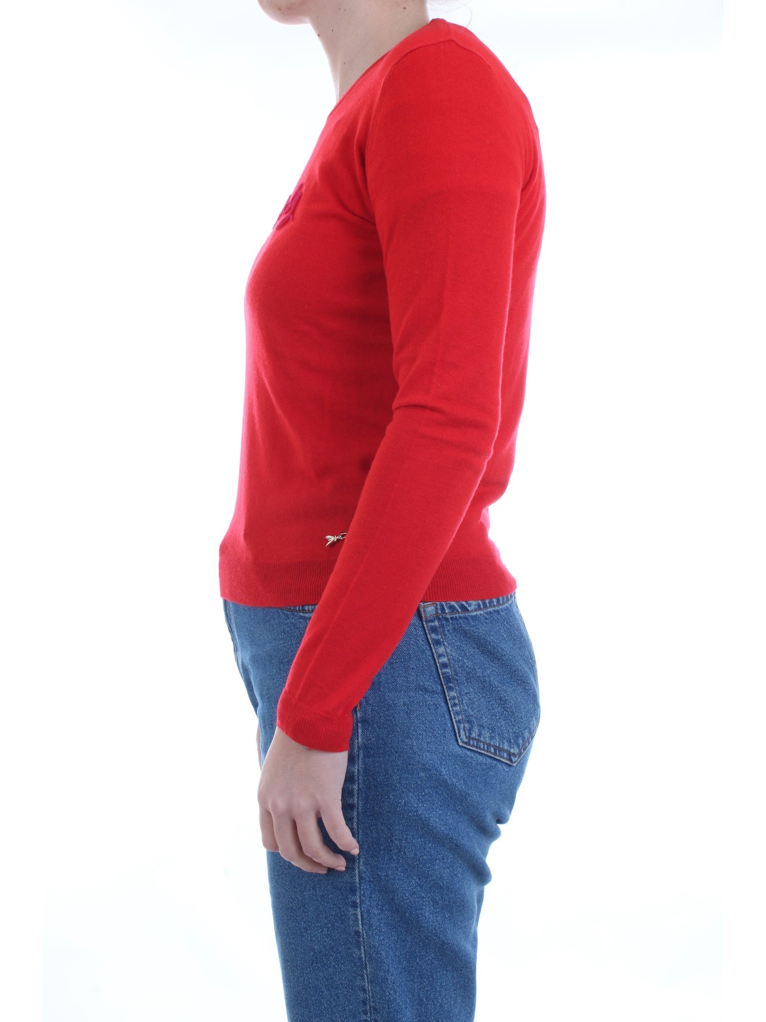 PATRIZIA PEPE 2M3744 A4XL Red Clothing Woman Pullover PATRIZIA PEPE 2M3744 A4XL Red Clothing Woman Pullover