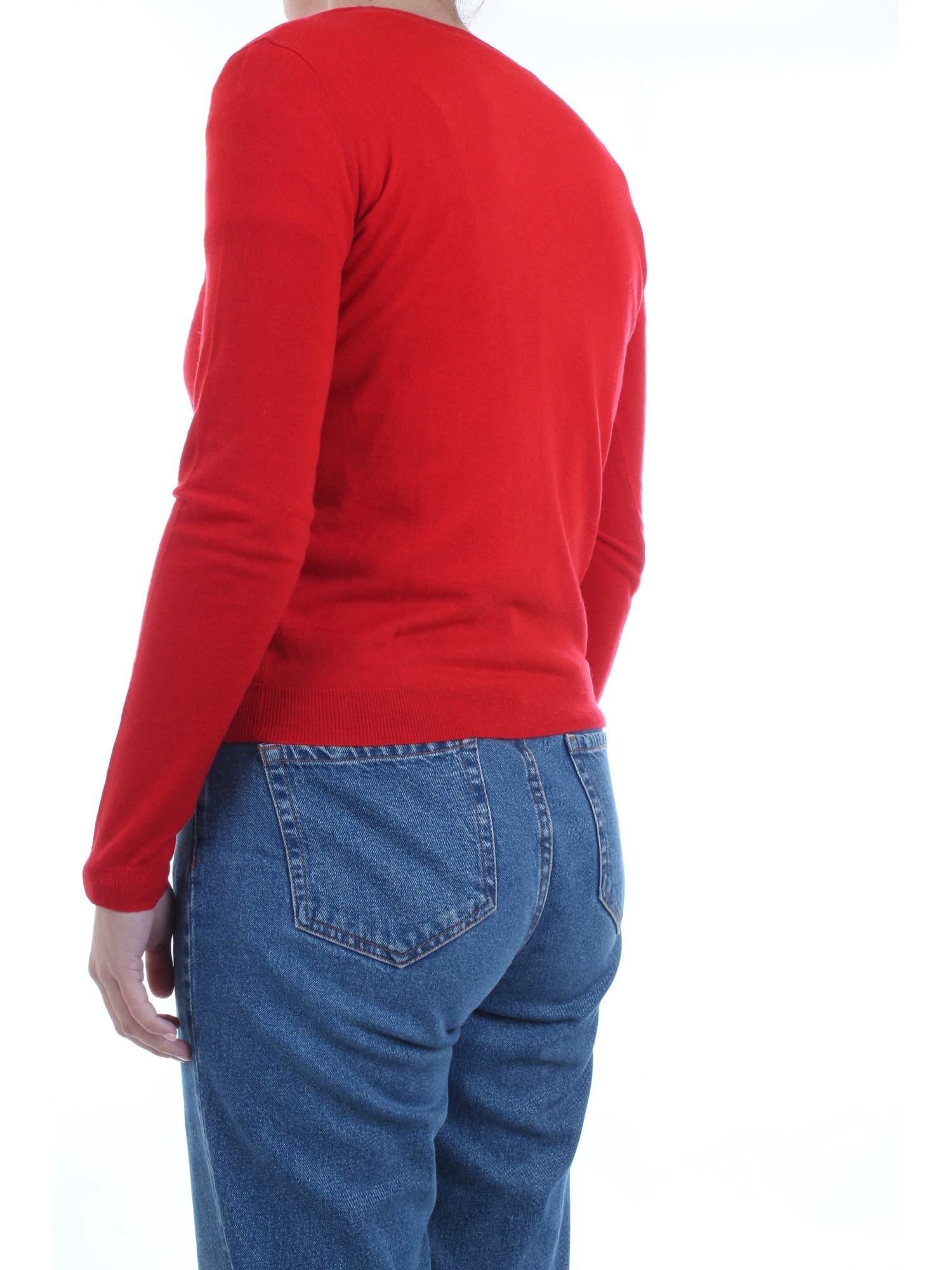 PATRIZIA PEPE 2M3744 A4XL Red Clothing Woman Pullover PATRIZIA PEPE 2M3744 A4XL Red Clothing Woman Pullover