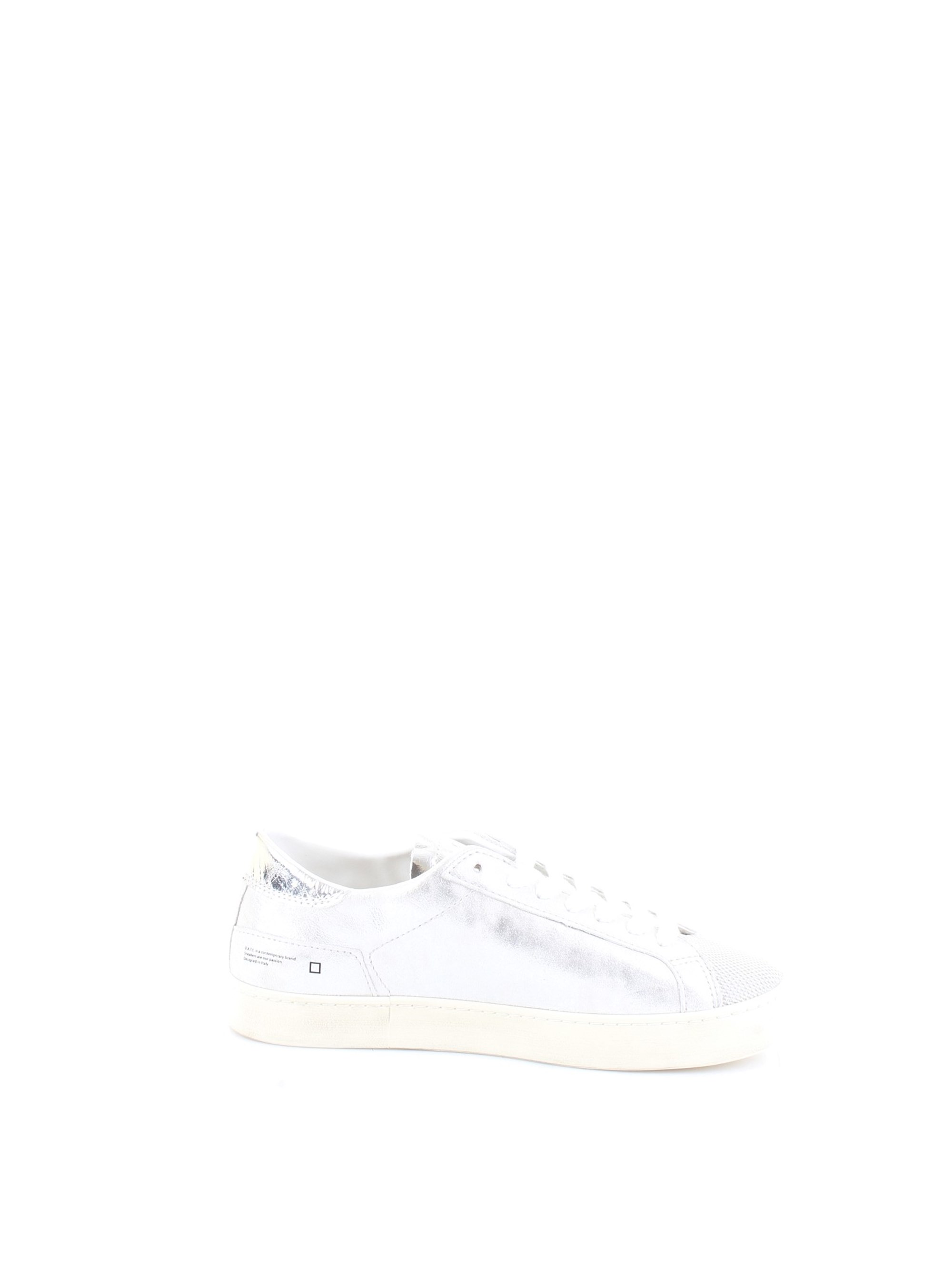 D.A.T.E. W321-HL-ST-SL Silver Shoes Woman Sneakers D.A.T.E. W321-HL-ST-SL Silver Shoes Woman Sneakers