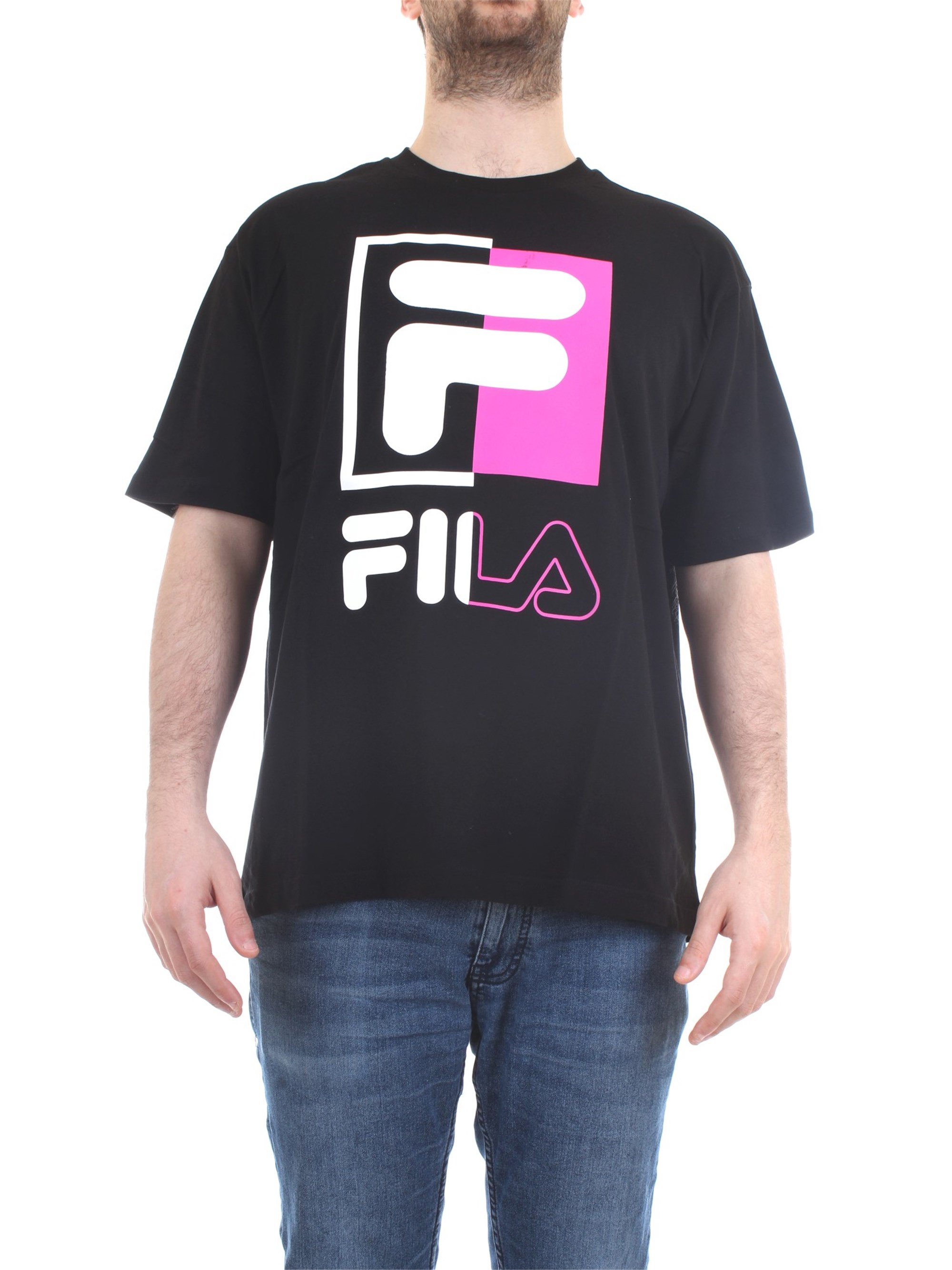 FILA 687475 Black Clothing Man T-Shirt/Polo FILA 687475 Black Clothing Man T-Shirt/Polo