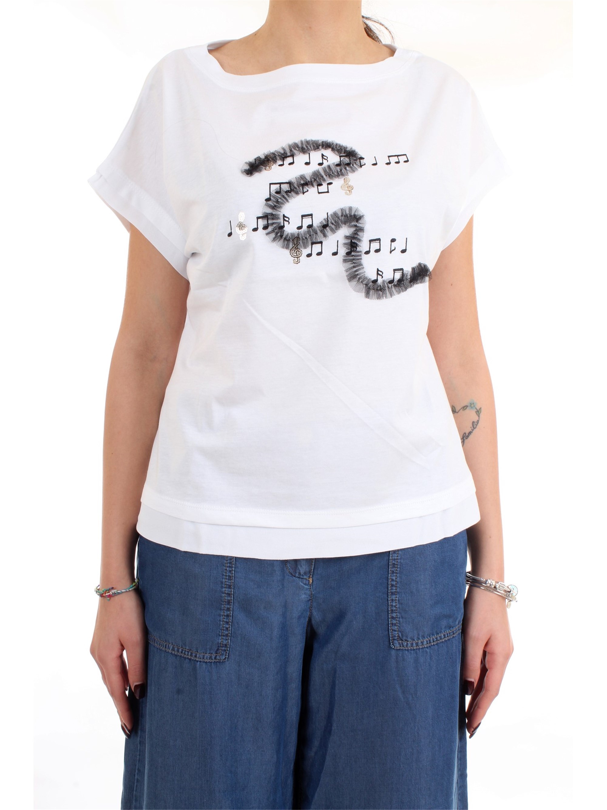 PENNYBLACK 39715220 White Clothing Woman T-Shirt/Polo PENNYBLACK 39715220 White Clothing Woman T-Shirt/Polo
