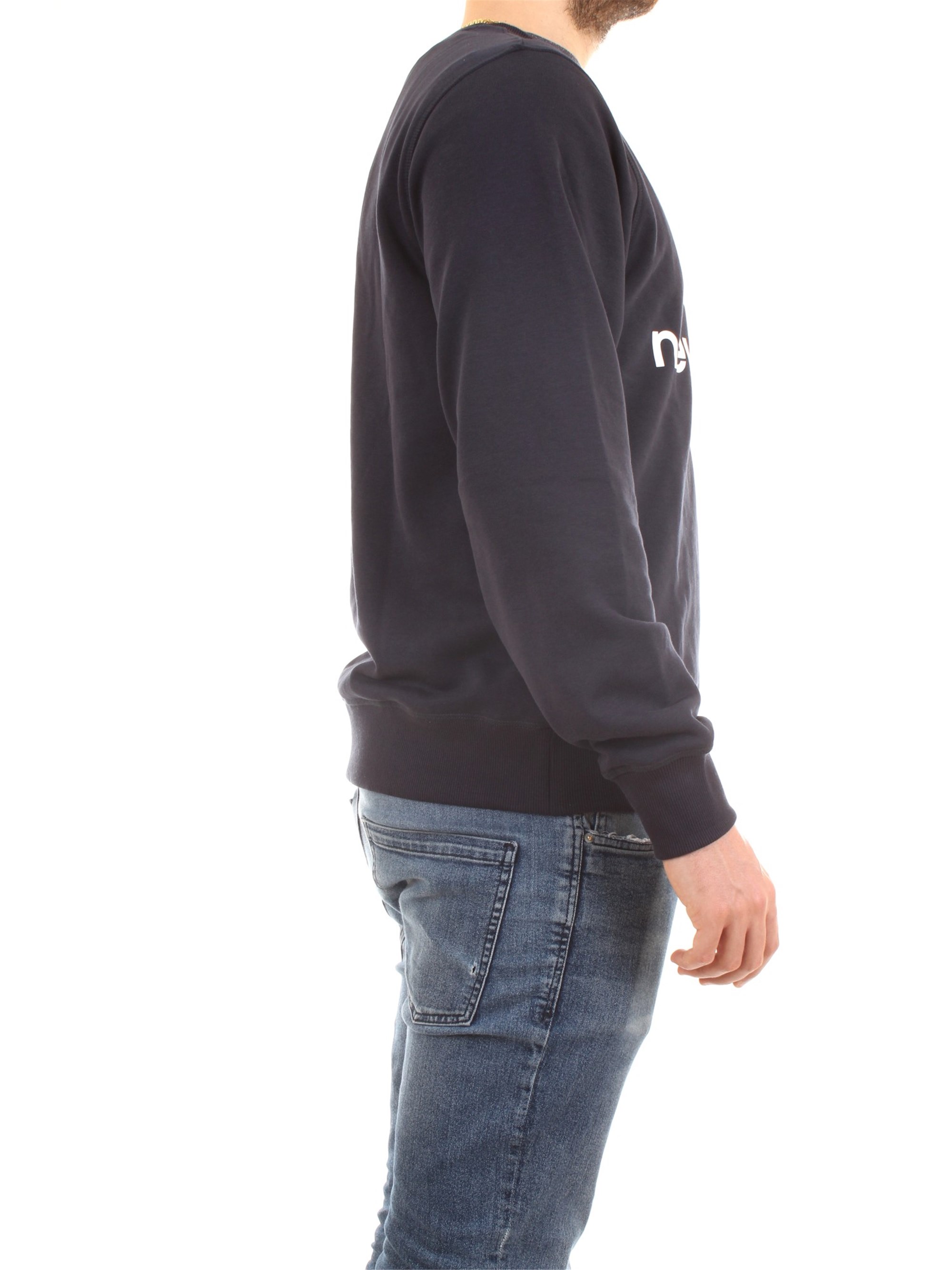 NEW BALANCE MT91548 Blue Clothing Man Sweater NEW BALANCE MT91548 Blue Clothing Man Sweater