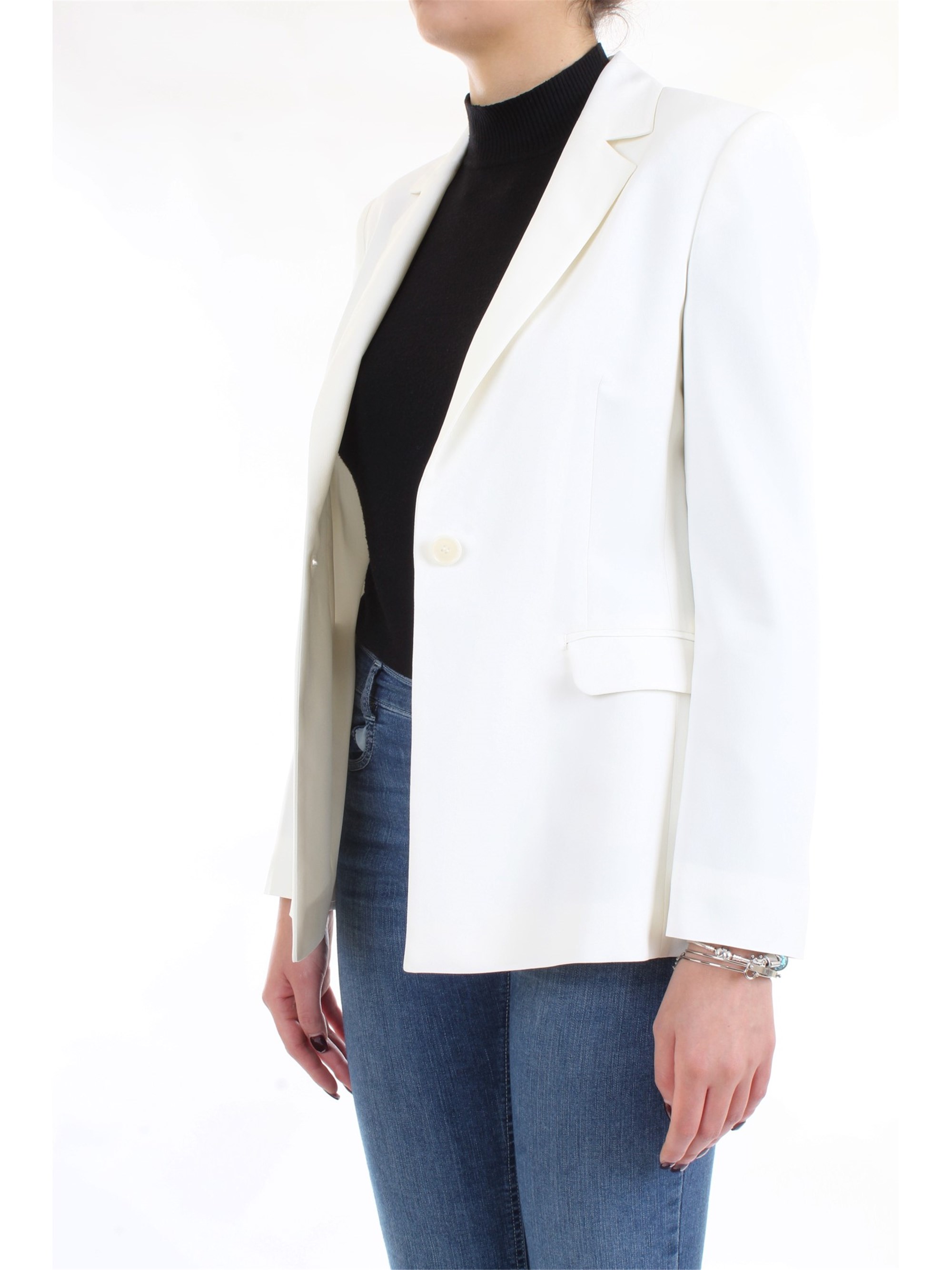 PENNYBLACK 10411020 White Clothing Woman Jacket PENNYBLACK 10411020 White Clothing Woman Jacket