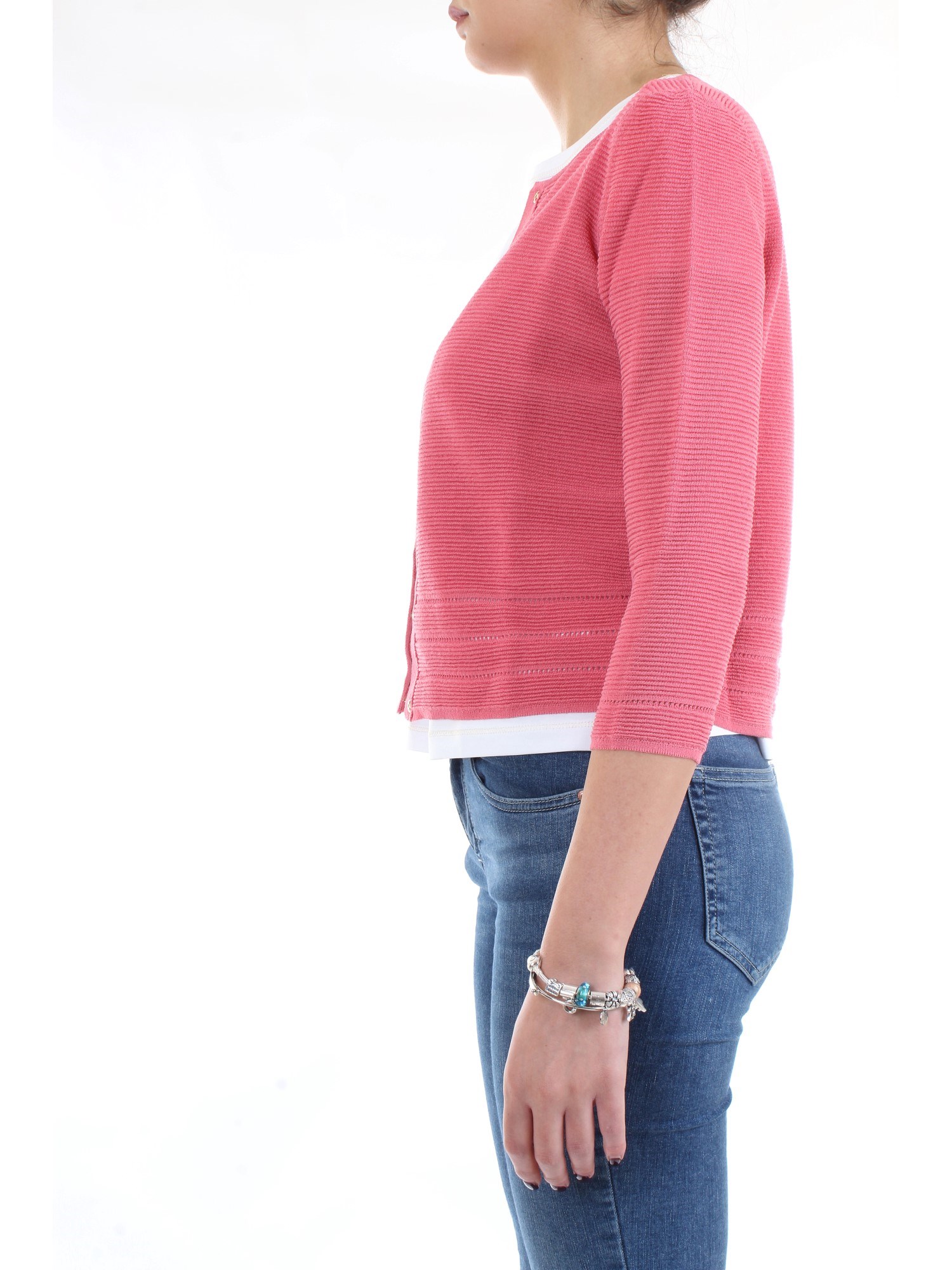 PENNYBLACK 13410320 Pink Clothing Woman Cardigan PENNYBLACK 13410320 Pink Clothing Woman Cardigan