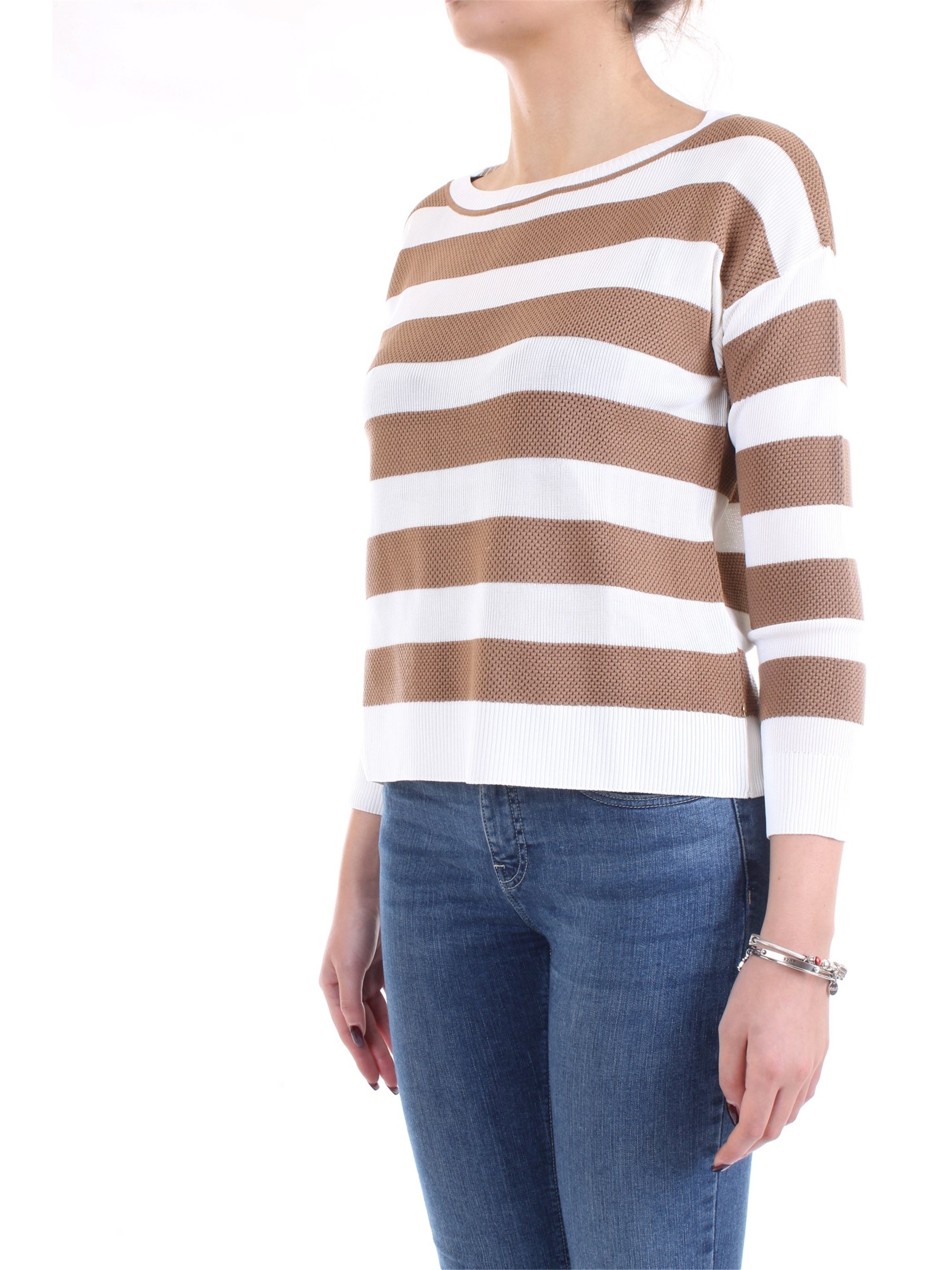 PENNYBLACK 23610420 Beige Clothing Woman Sweater PENNYBLACK 23610420 Beige Clothing Woman Sweater