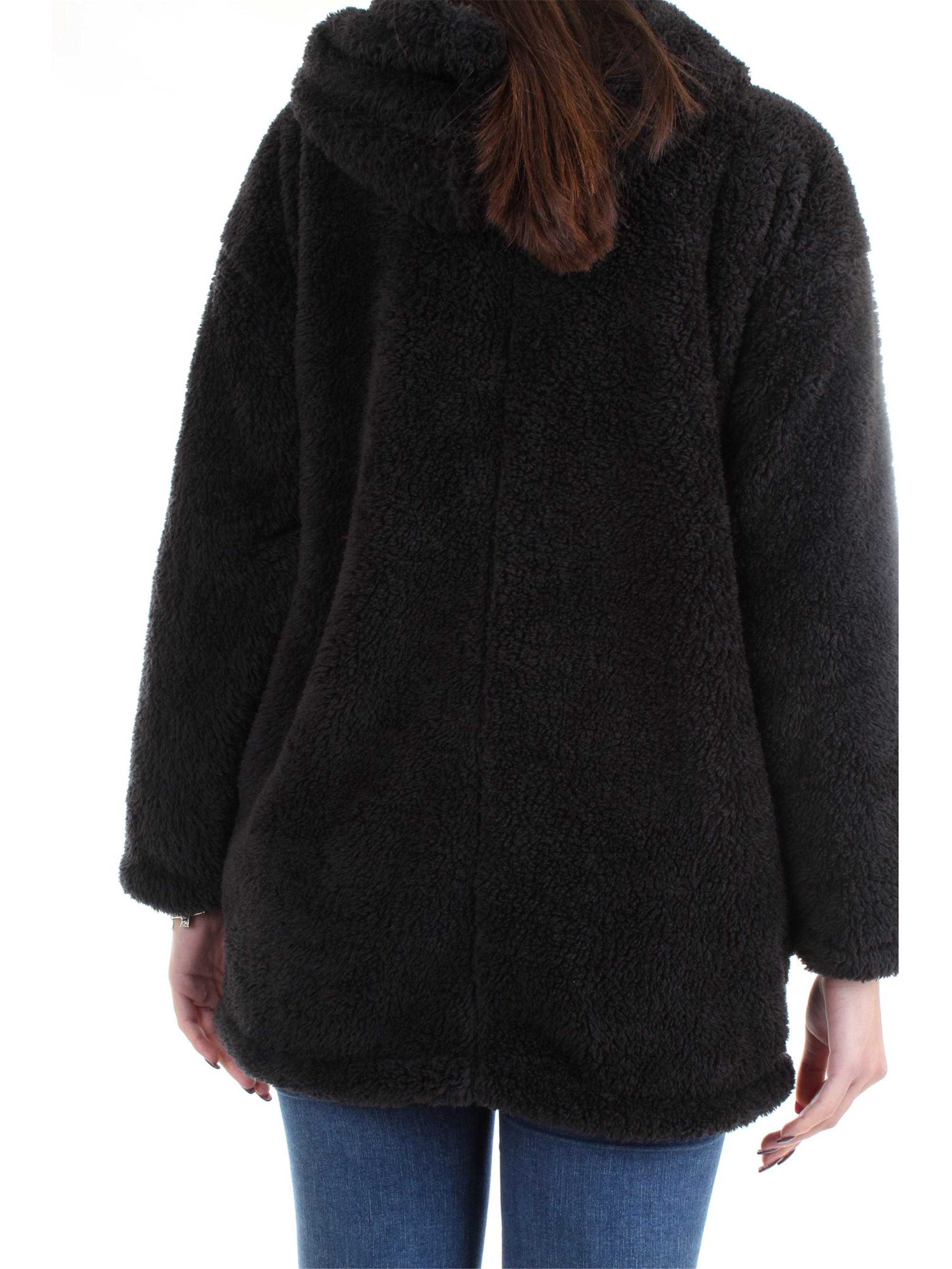 FREDDY F9WMLJ1 Black Clothing Woman Jacket FREDDY F9WMLJ1 Black Clothing Woman Jacket