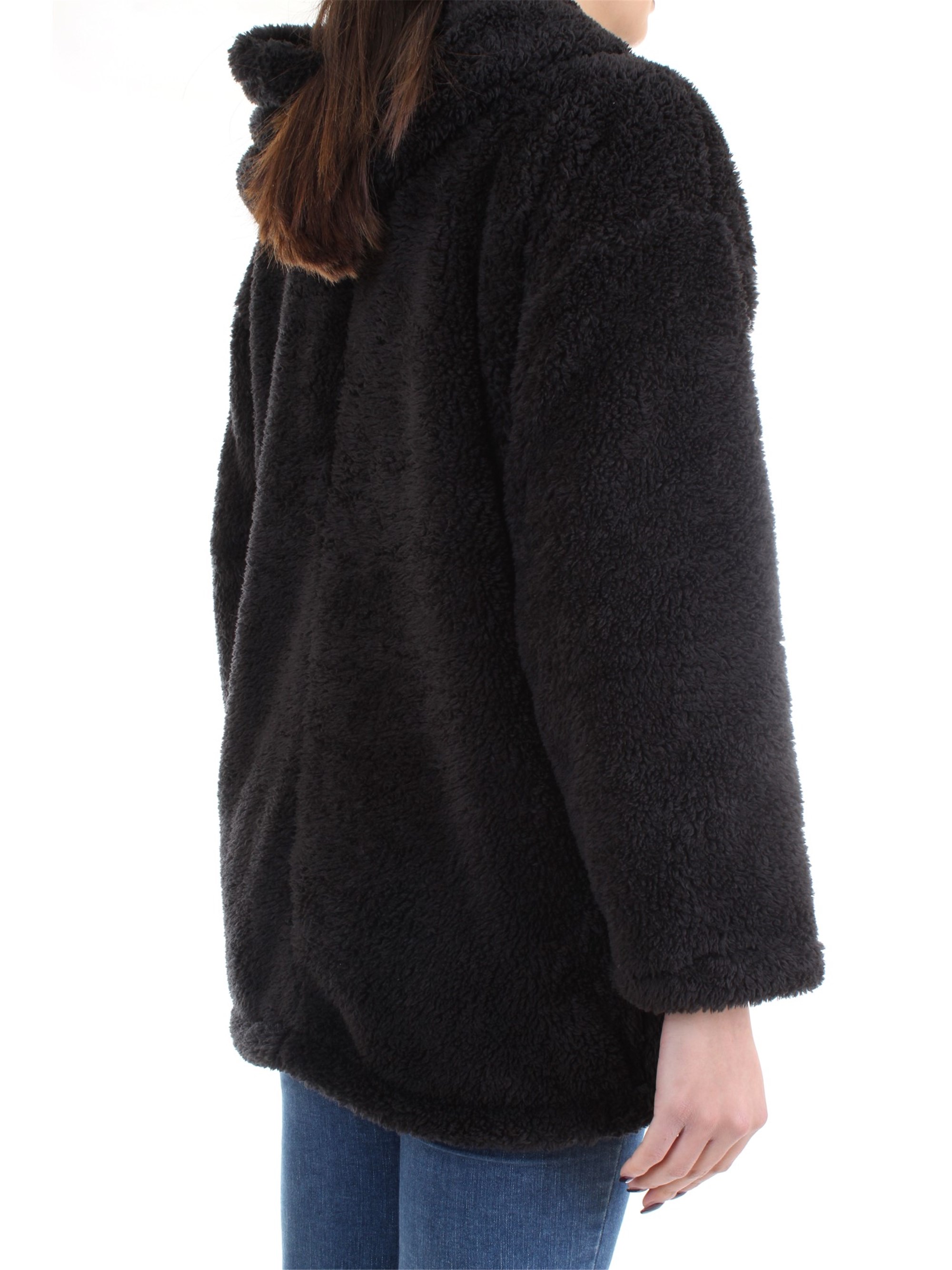 FREDDY F9WMLJ1 Black Clothing Woman Jacket FREDDY F9WMLJ1 Black Clothing Woman Jacket
