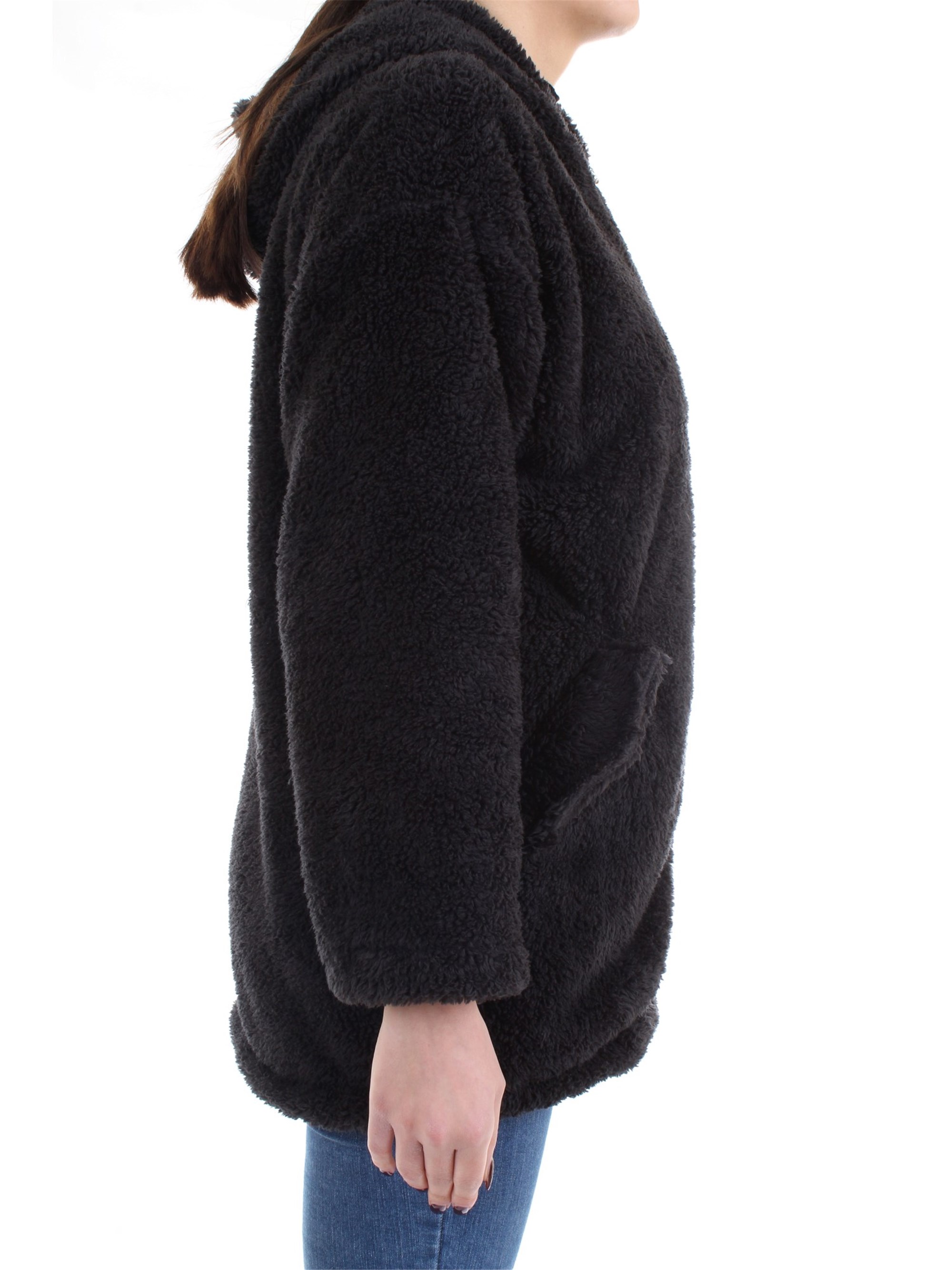 FREDDY F9WMLJ1 Black Clothing Woman Jacket FREDDY F9WMLJ1 Black Clothing Woman Jacket