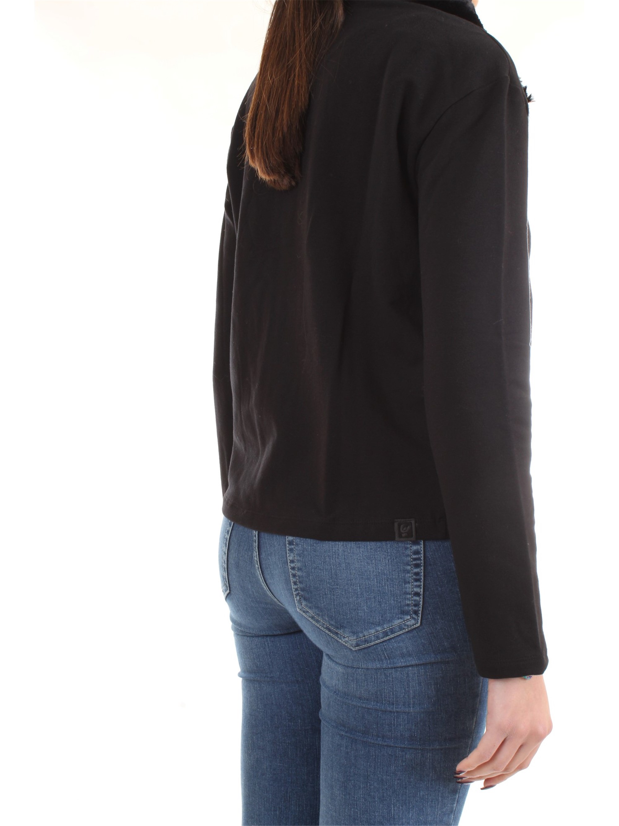 FREDDY F8WALS2 Black Clothing Woman Sweater FREDDY F8WALS2 Black Clothing Woman Sweater
