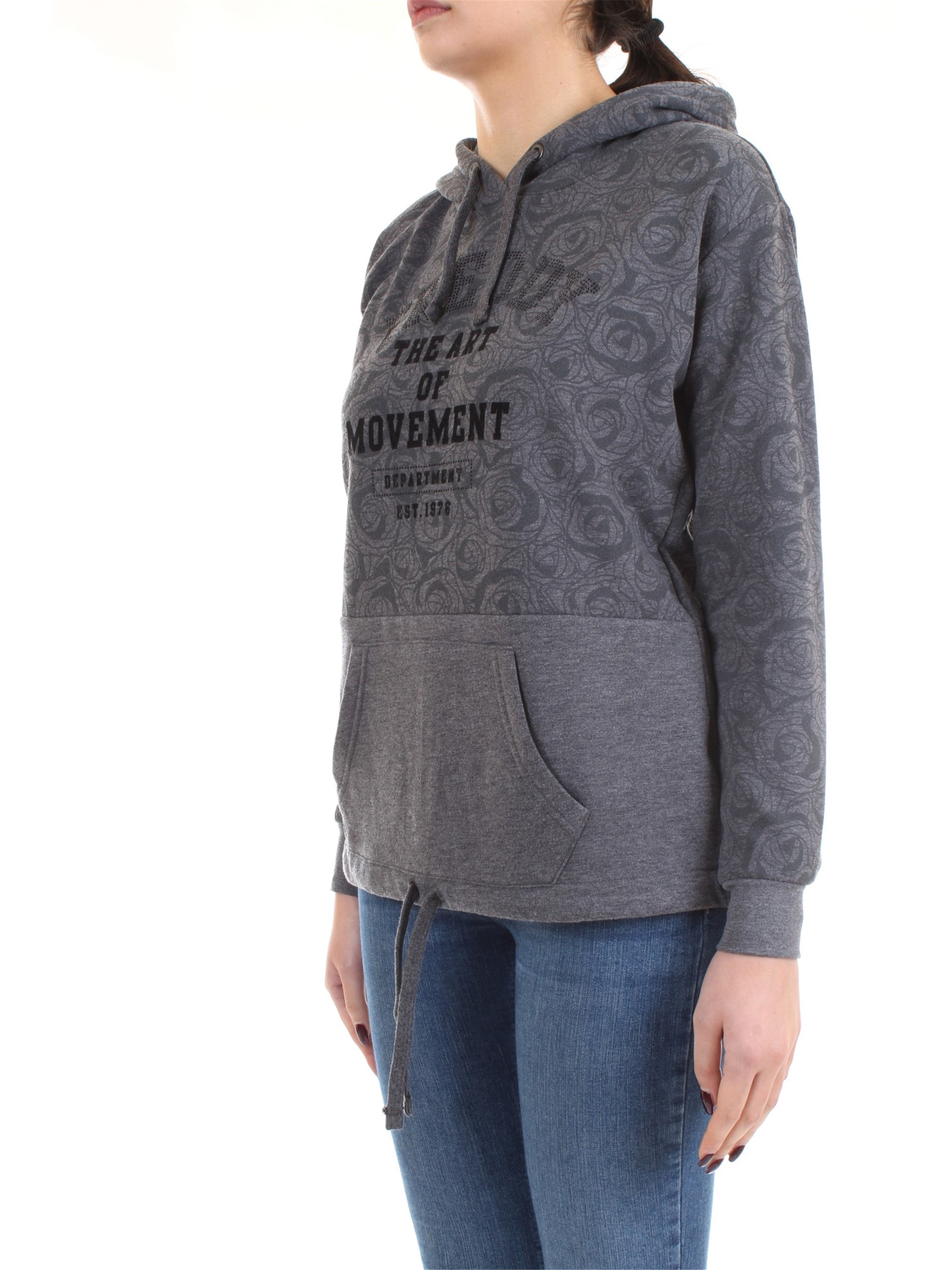 FREDDY F9WTRS5M Grey Clothing Woman Sweater FREDDY F9WTRS5M Grey Clothing Woman Sweater