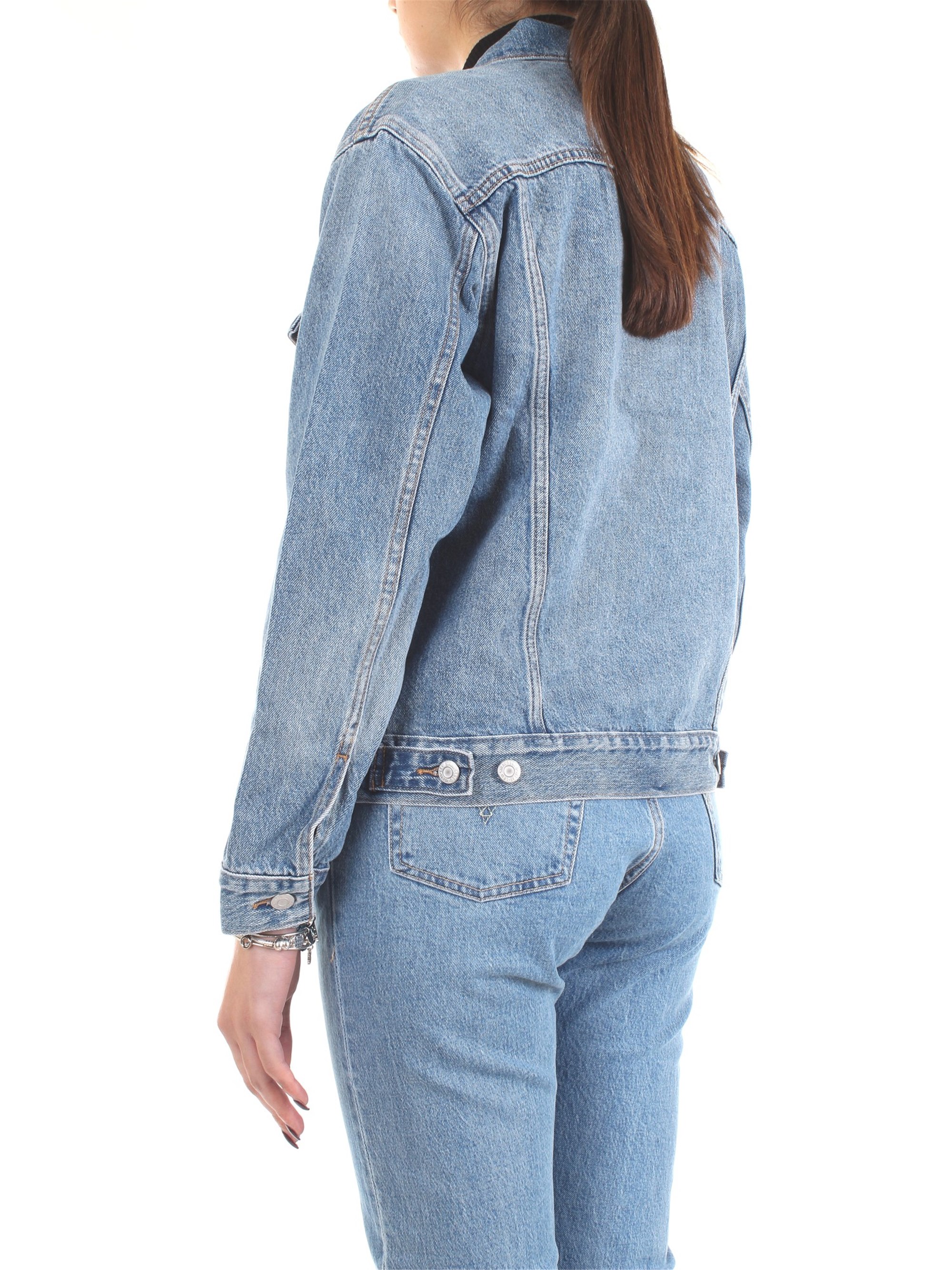 LEVI'S 29944 Medium blue Clothing Woman Jacket LEVI'S 29944 Medium blue Clothing Woman Jacket