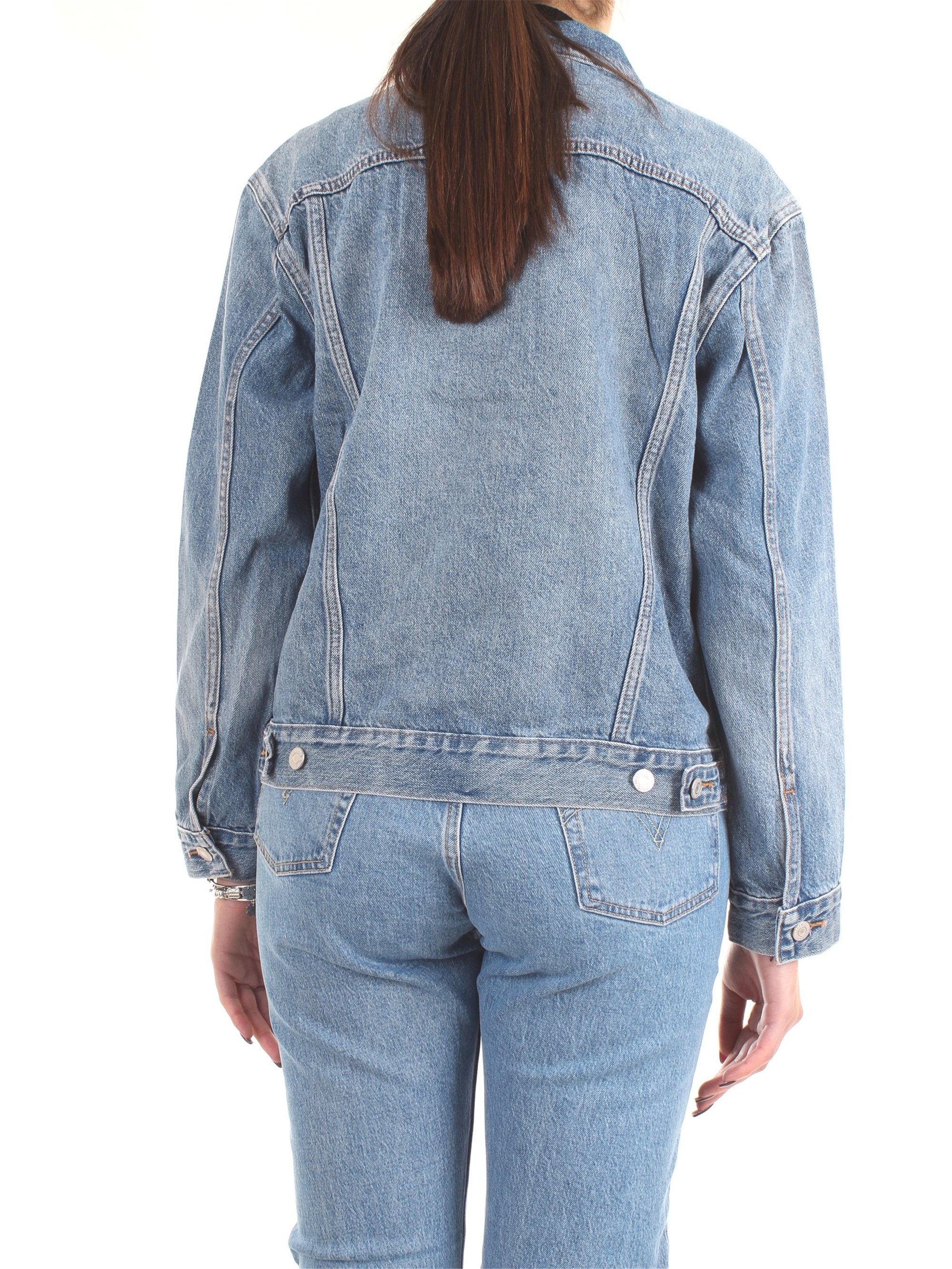 LEVI'S 29944 Medium blue Clothing Woman Jacket LEVI'S 29944 Medium blue Clothing Woman Jacket