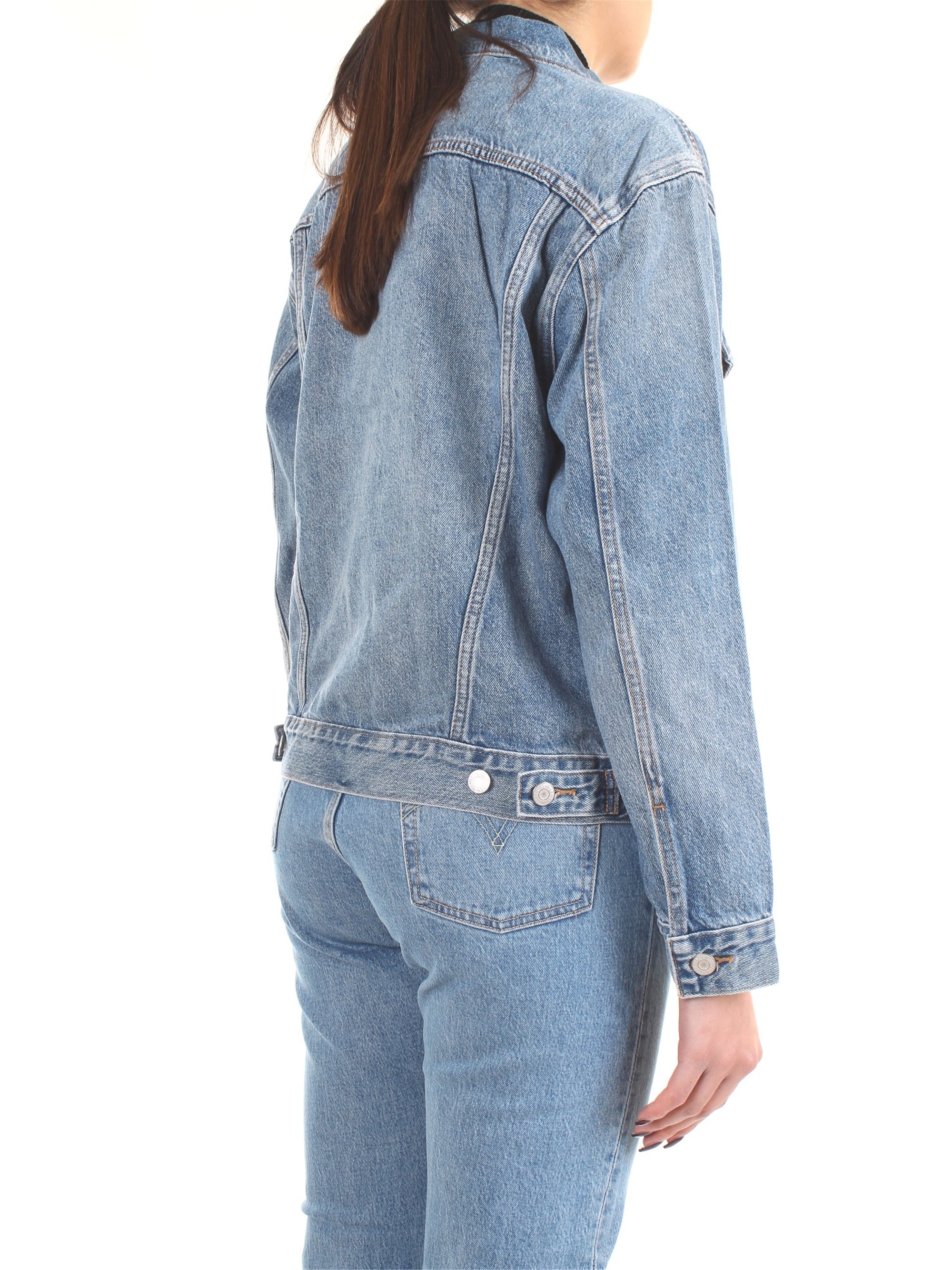 LEVI'S 29944 Medium blue Clothing Woman Jacket LEVI'S 29944 Medium blue Clothing Woman Jacket
