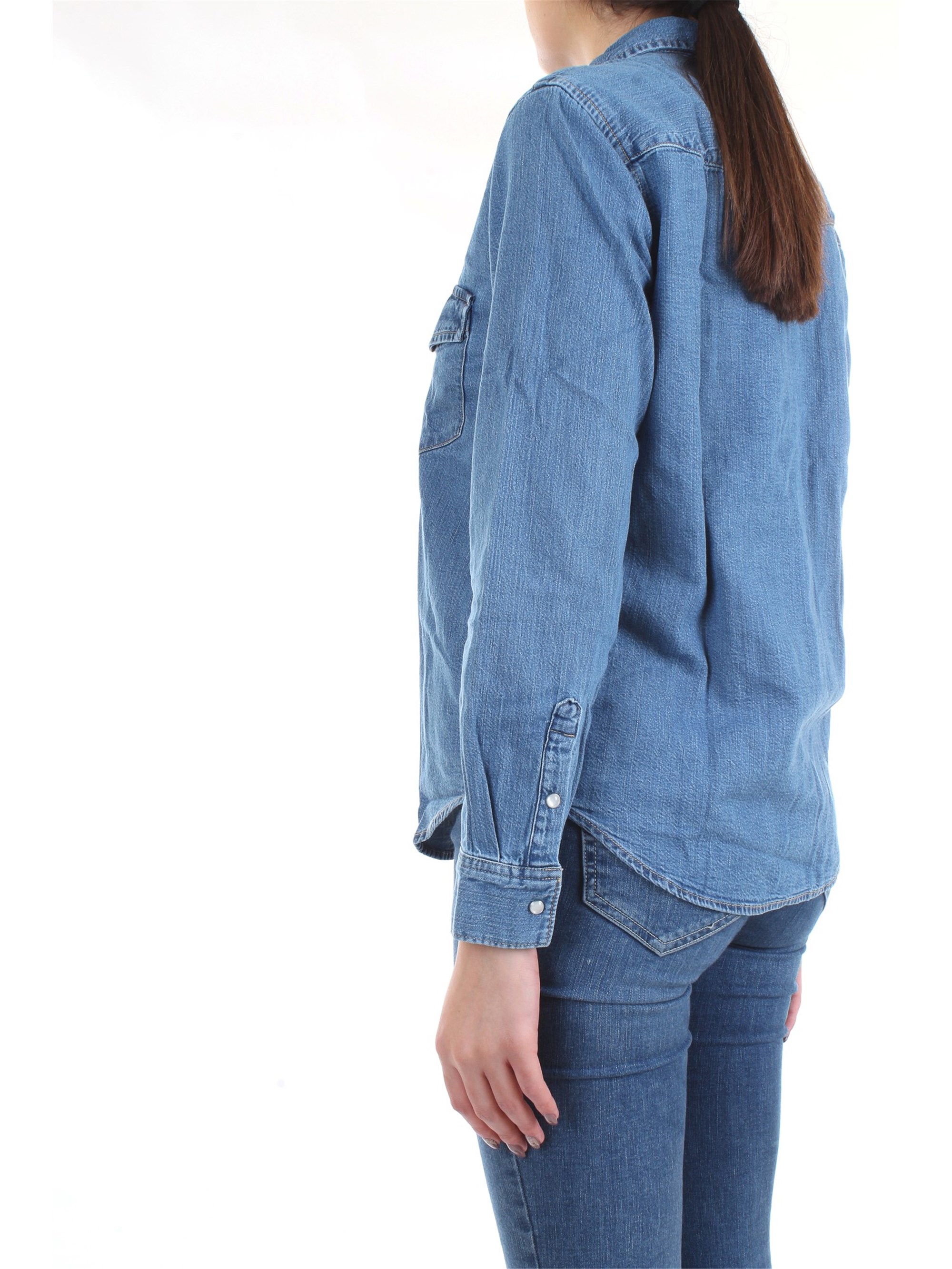 LEVI'S 16786 Blue Clothing Woman Shirt LEVI'S 16786 Blue Clothing Woman Shirt