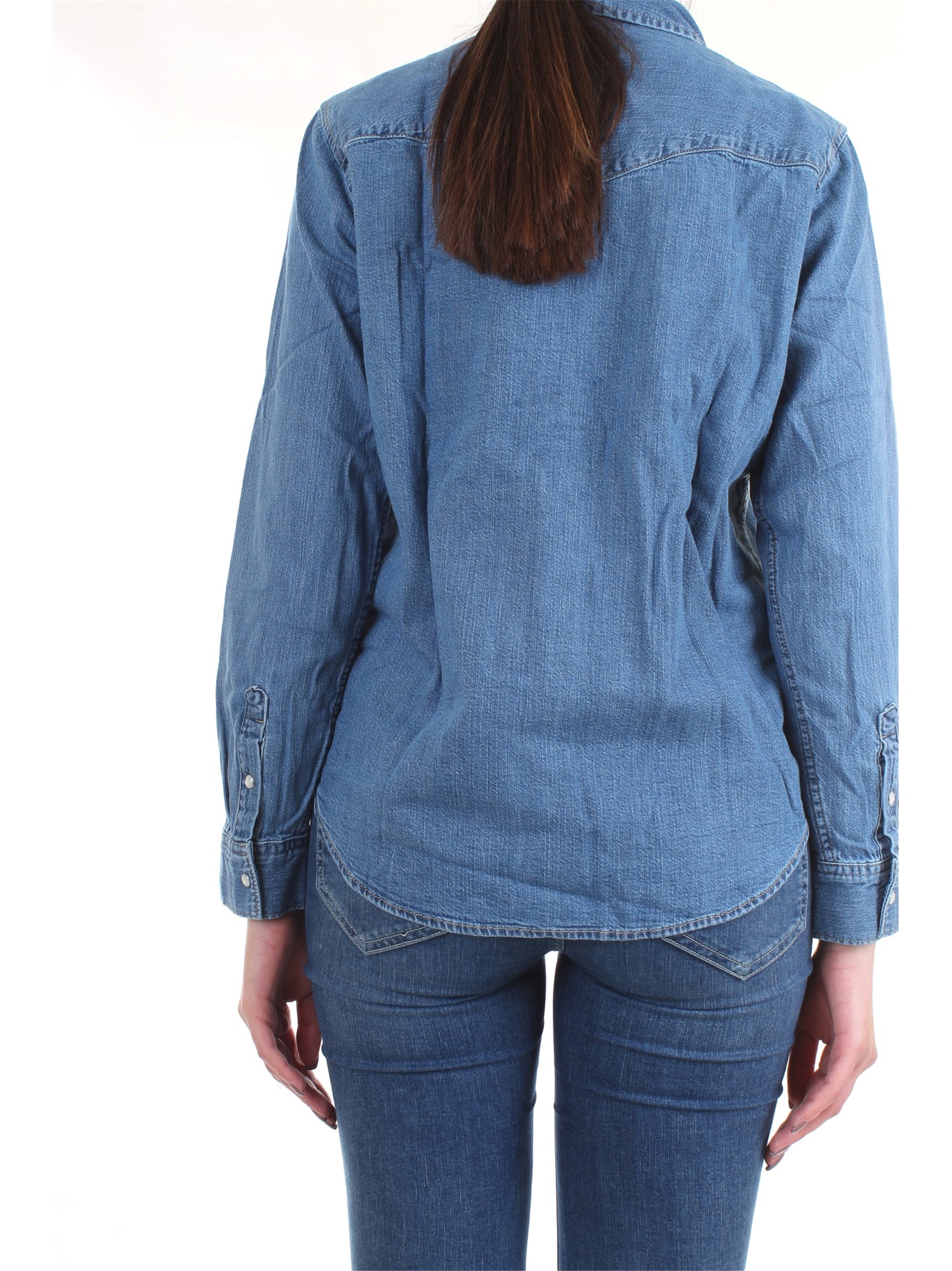 LEVI'S 16786 Blue Clothing Woman Shirt LEVI'S 16786 Blue Clothing Woman Shirt