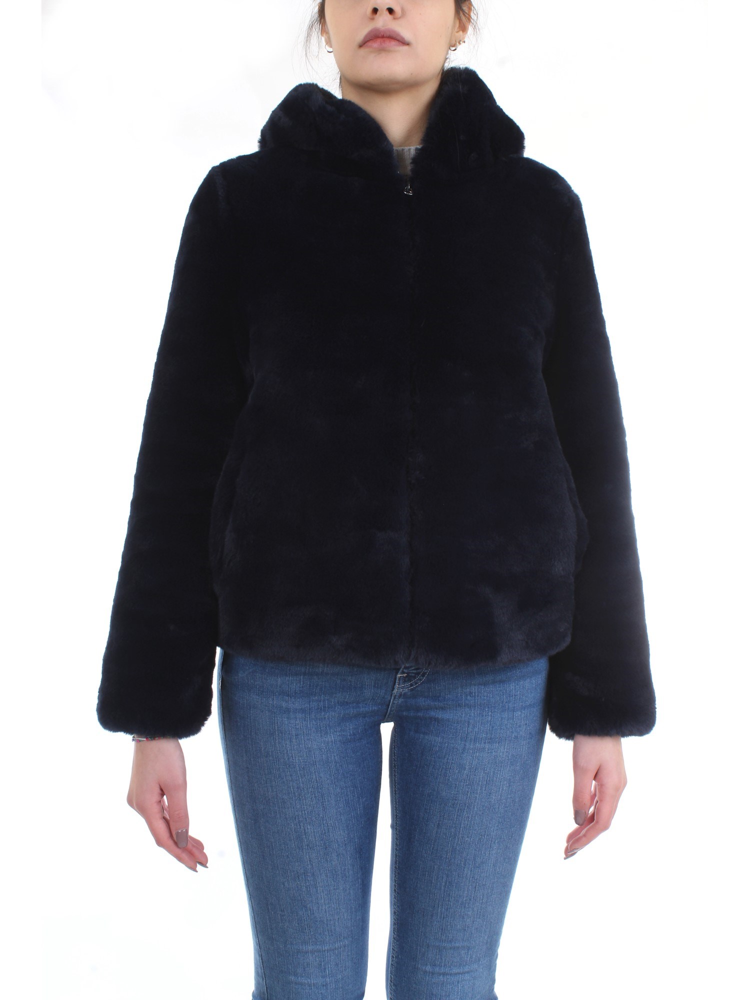 Meheran 18191 Blue Clothing Woman Jacket Meheran 18191 Blue Clothing Woman Jacket