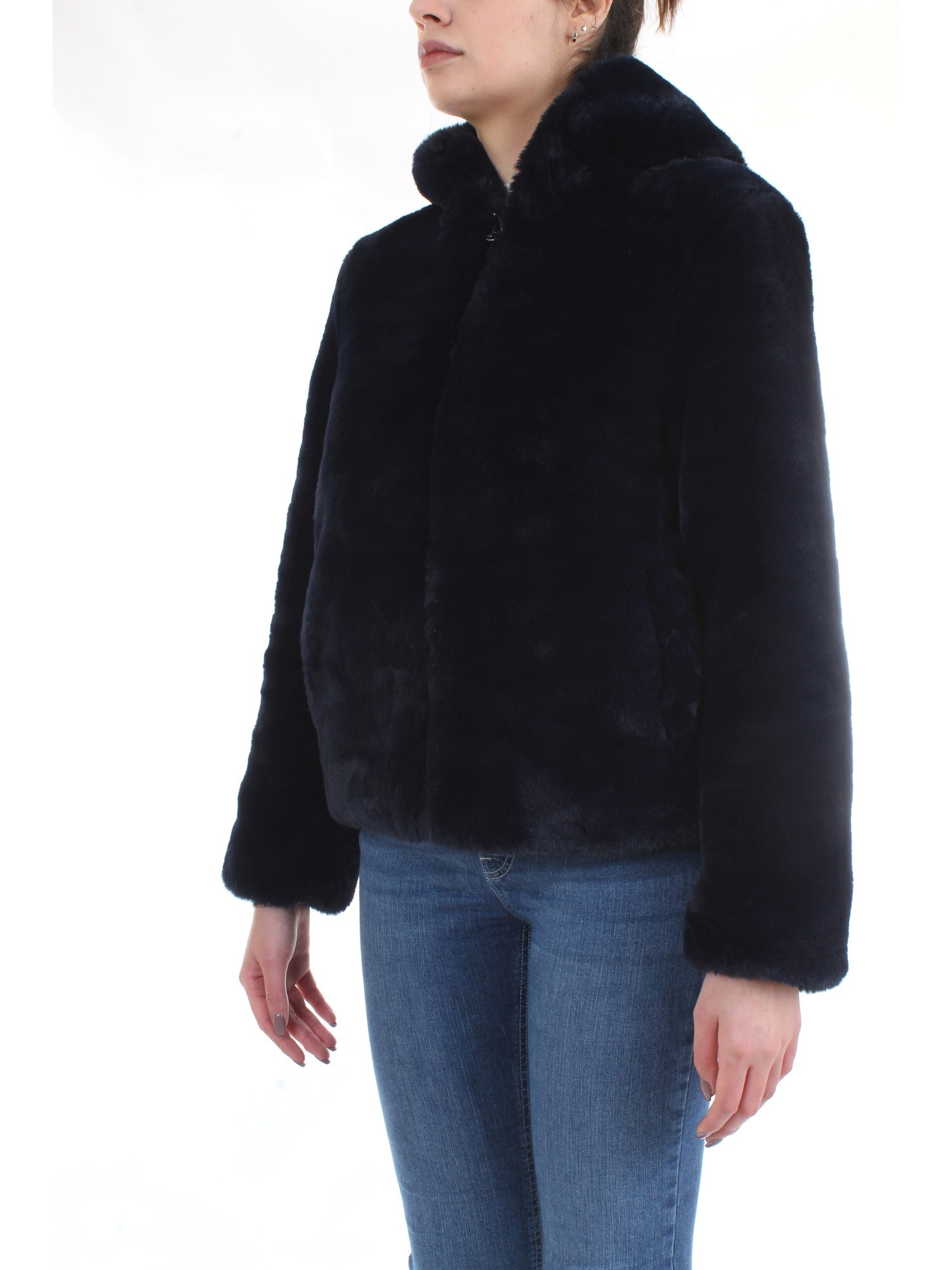 Meheran 18191 Blue Clothing Woman Jacket Meheran 18191 Blue Clothing Woman Jacket