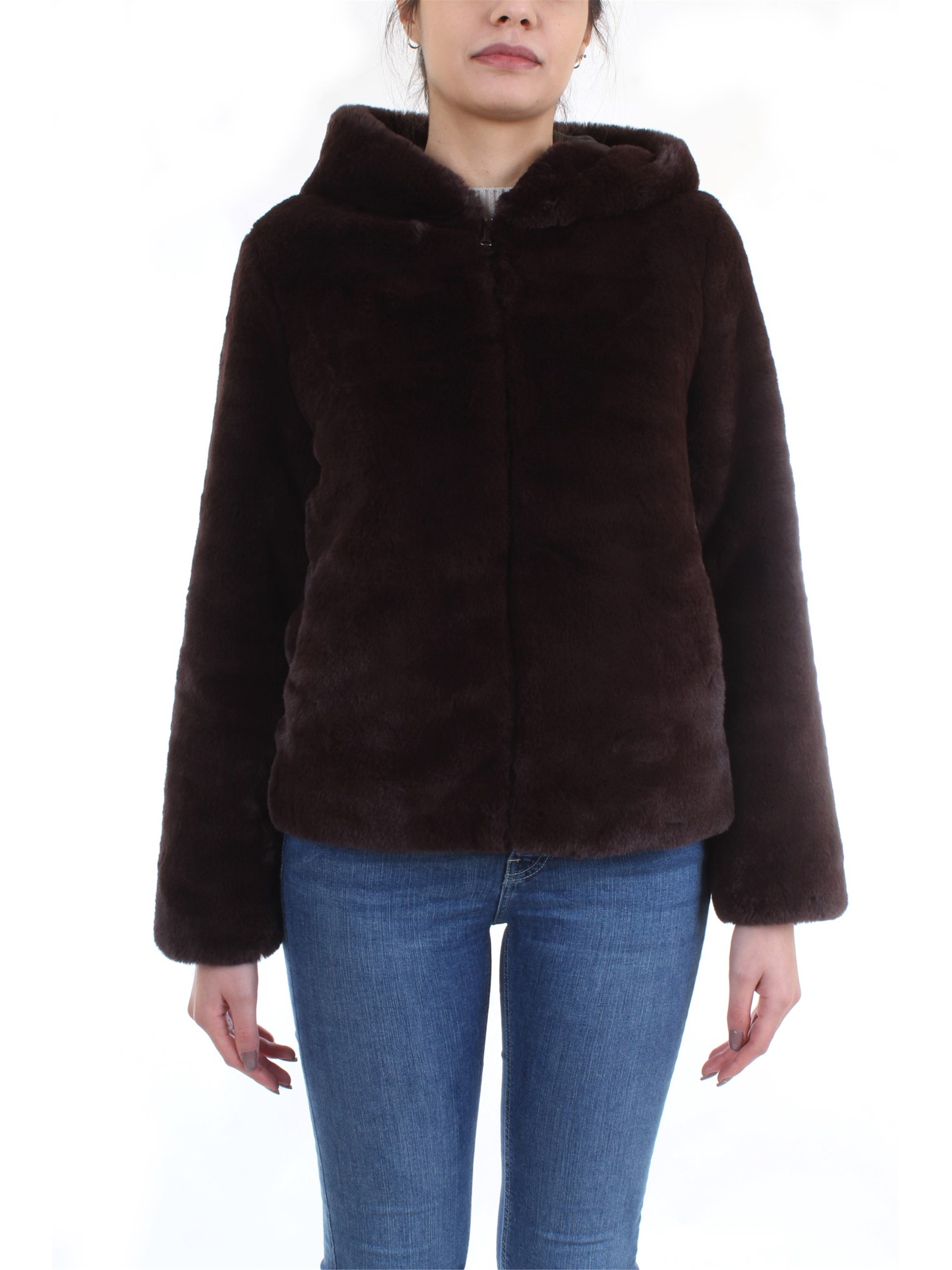 Meheran 18191 Brown Clothing Woman Jacket Meheran 18191 Brown Clothing Woman Jacket