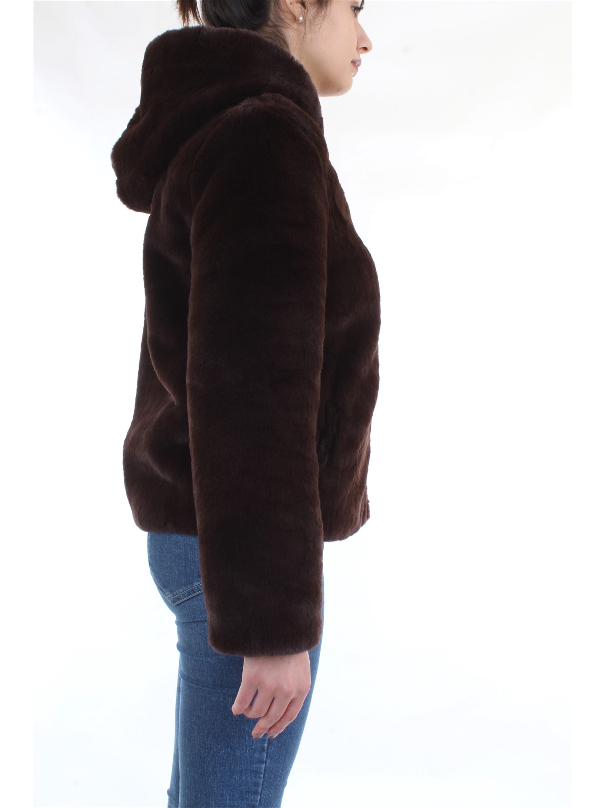 Meheran 18191 Brown Clothing Woman Jacket Meheran 18191 Brown Clothing Woman Jacket