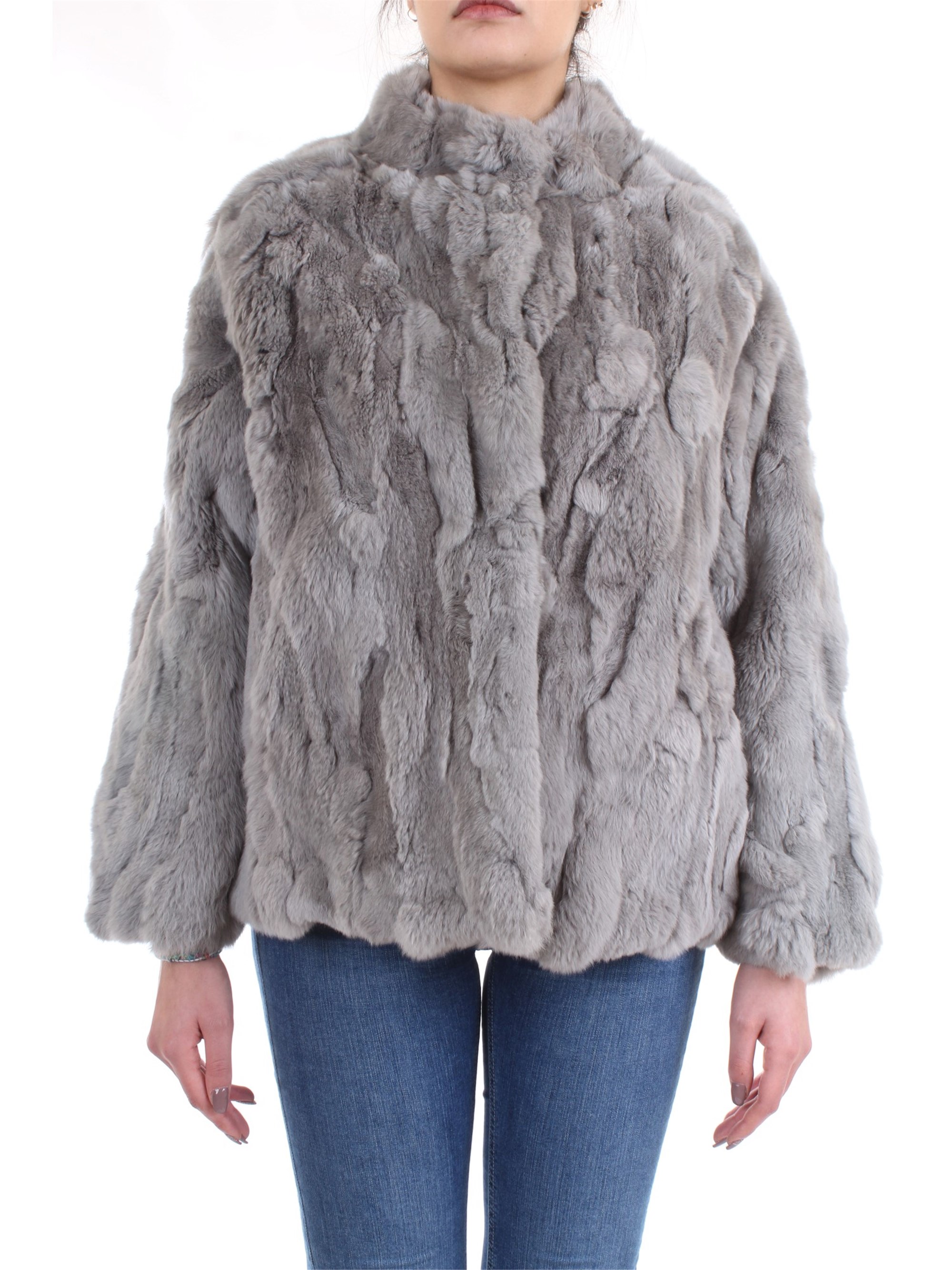 Meheran 17200 Grey Clothing Woman Jacket Meheran 17200 Grey Clothing Woman Jacket