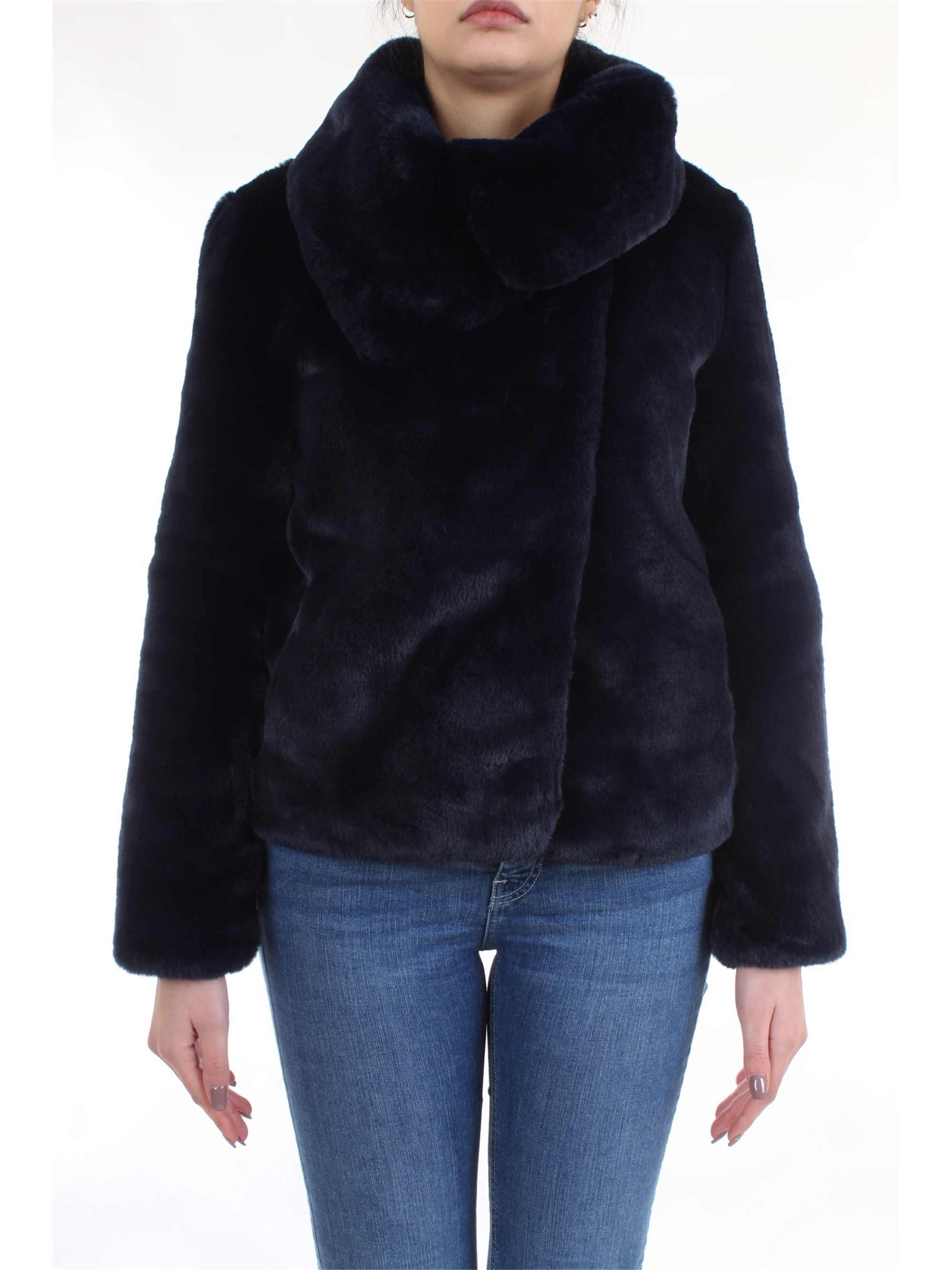 Meheran 18183 Blue Clothing Woman Jacket Meheran 18183 Blue Clothing Woman Jacket