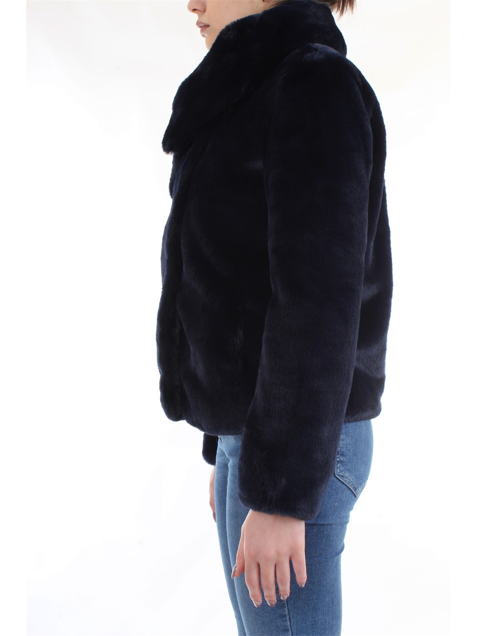 Meheran 18183 Blue Clothing Woman Jacket Meheran 18183 Blue Clothing Woman Jacket