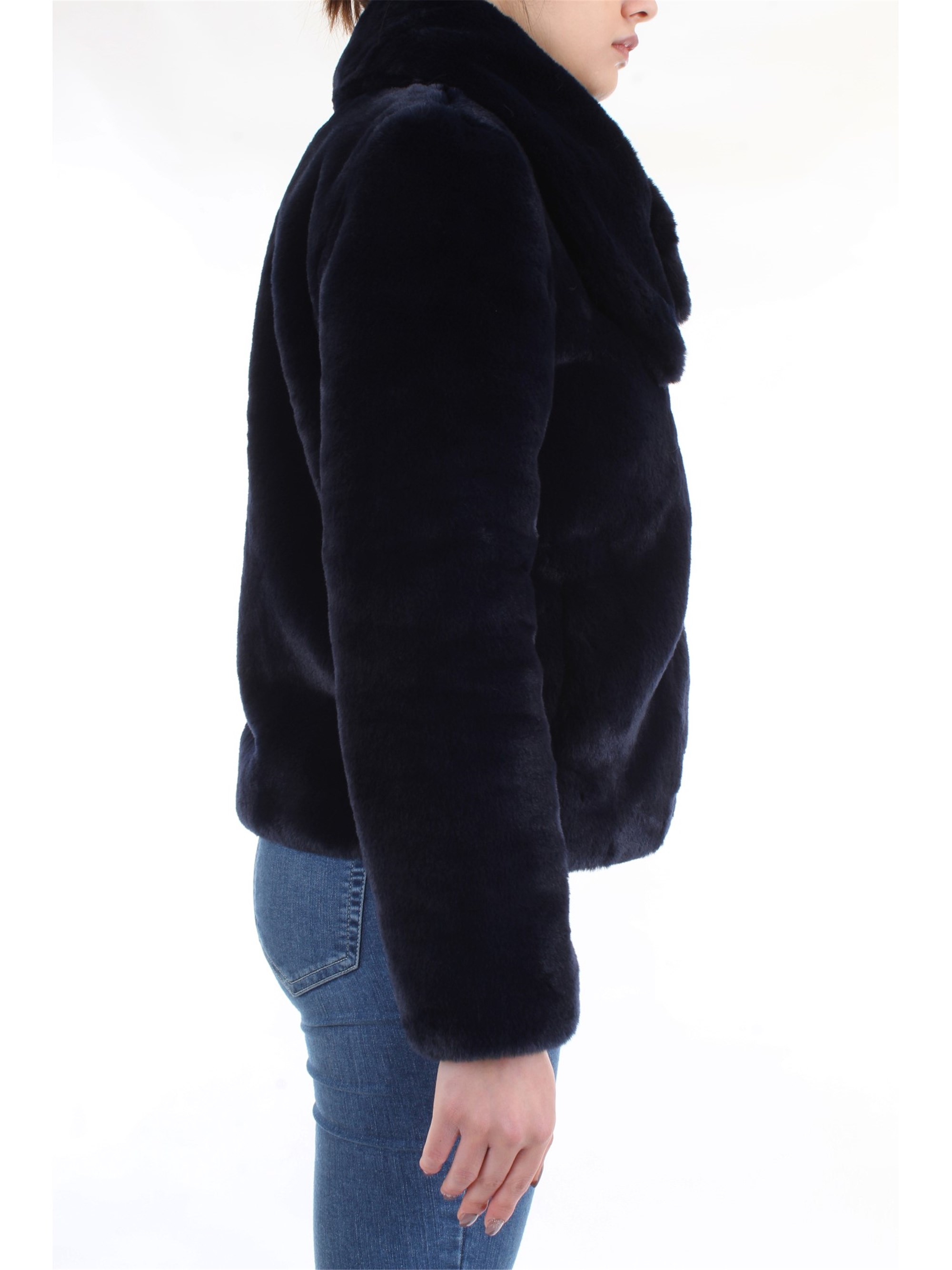 Meheran 18183 Blue Clothing Woman Jacket Meheran 18183 Blue Clothing Woman Jacket