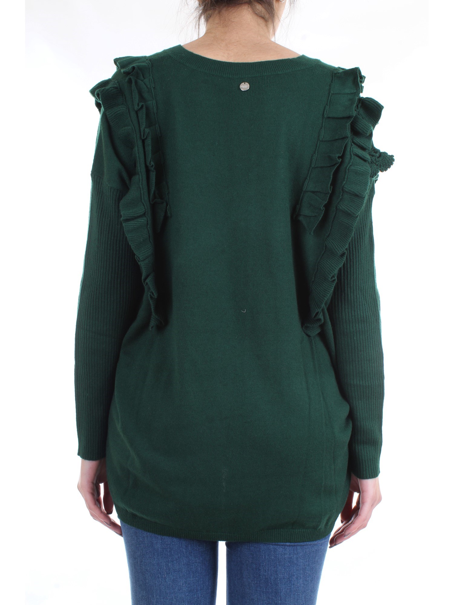 LE COEUR TWINSET 192ST3143 Green Clothing Woman Sweater LE COEUR TWINSET 192ST3143 Green Clothing Woman Sweater