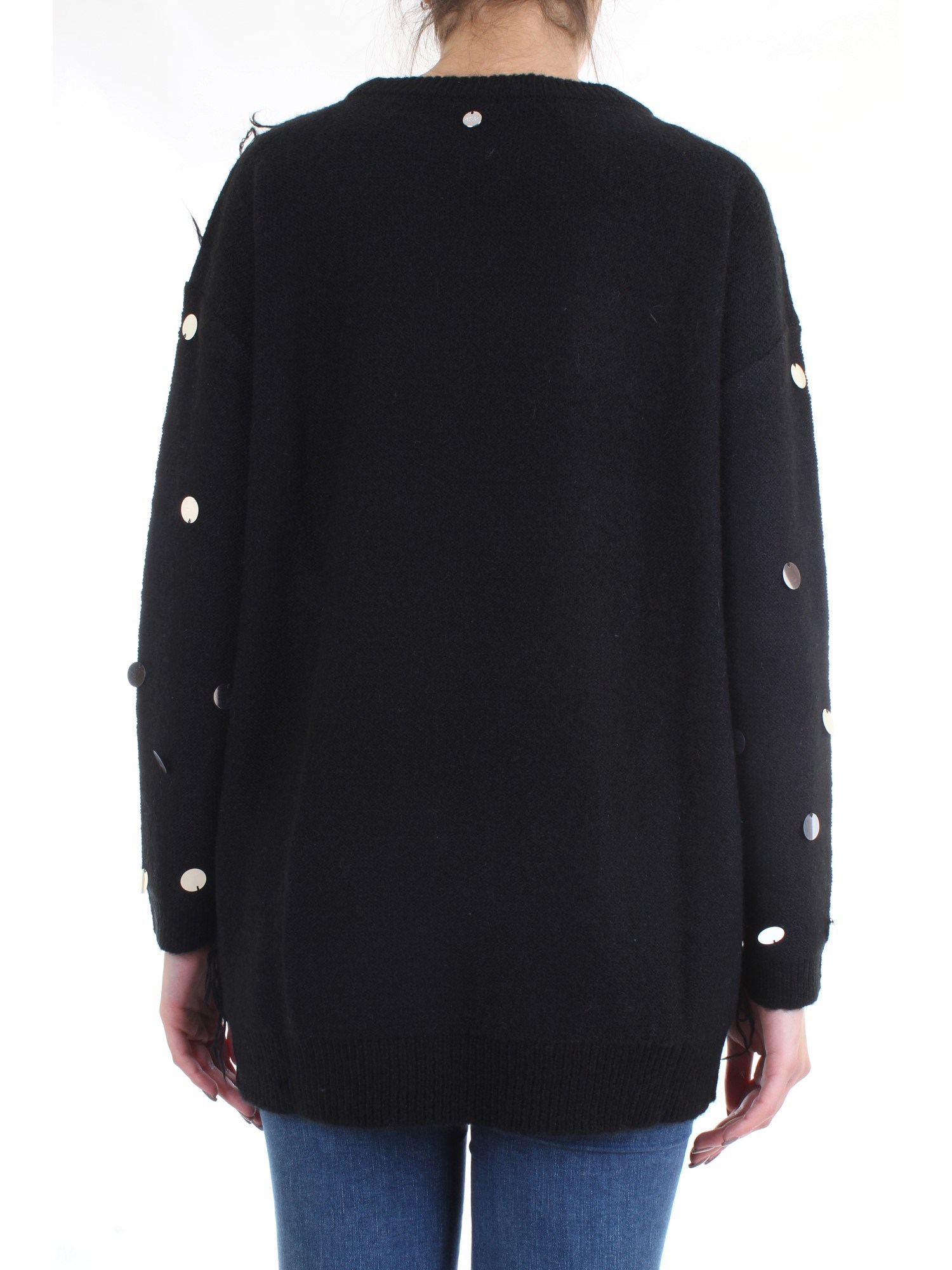 LE COEUR TWINSET 192ST3020 Black Clothing Woman Sweater LE COEUR TWINSET 192ST3020 Black Clothing Woman Sweater