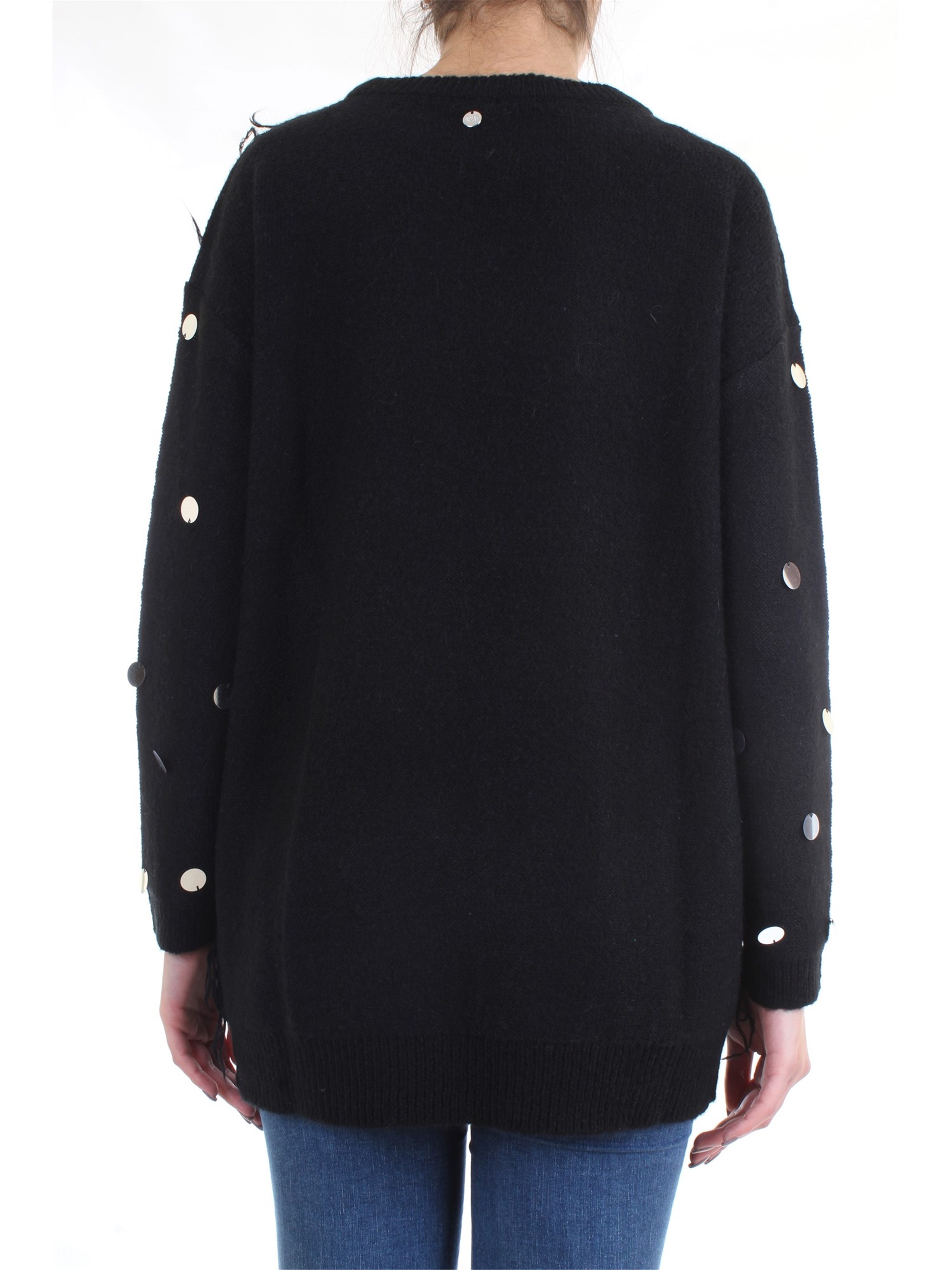 LE COEUR TWINSET 192ST3020 Black Clothing Woman Sweater LE COEUR TWINSET 192ST3020 Black Clothing Woman Sweater