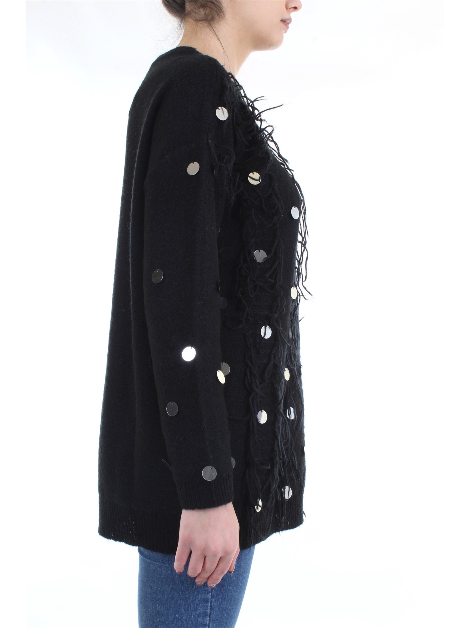 LE COEUR TWINSET 192ST3020 Black Clothing Woman Sweater LE COEUR TWINSET 192ST3020 Black Clothing Woman Sweater