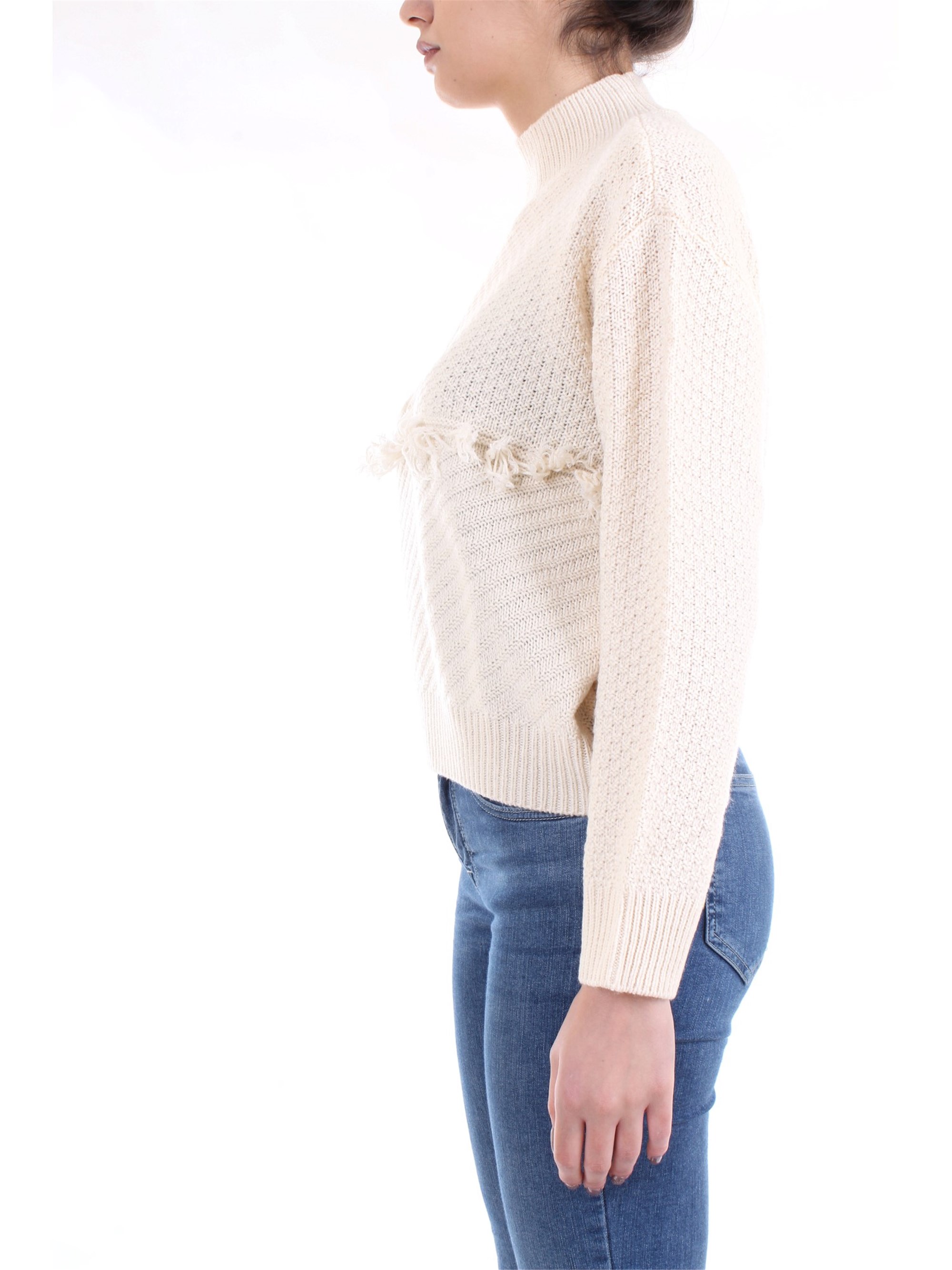 LE COEUR TWINSET 192ST3050 Milk Clothing Woman Sweater LE COEUR TWINSET 192ST3050 Milk Clothing Woman Sweater