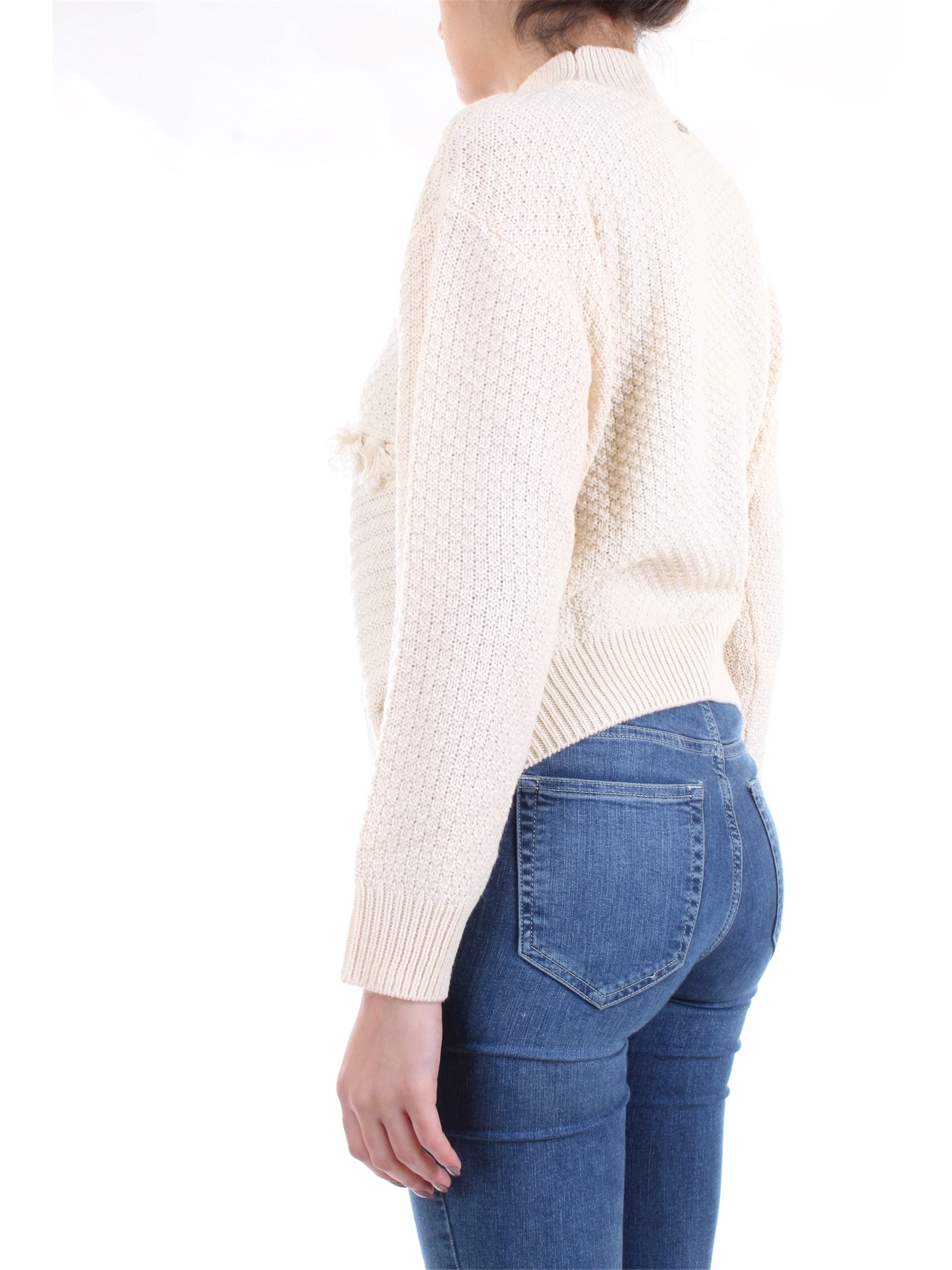 LE COEUR TWINSET 192ST3050 Milk Clothing Woman Sweater LE COEUR TWINSET 192ST3050 Milk Clothing Woman Sweater