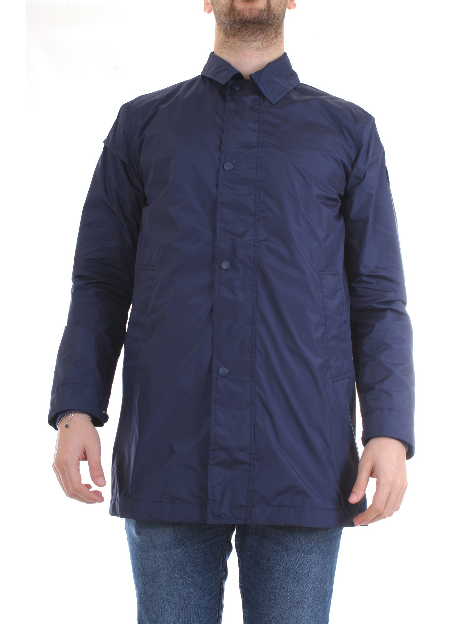 WOOLRICH CFWOOU0222MRUT2064 Blue Clothing Man Jacket WOOLRICH CFWOOU0222MRUT2064 Blue Clothing Man Jacket