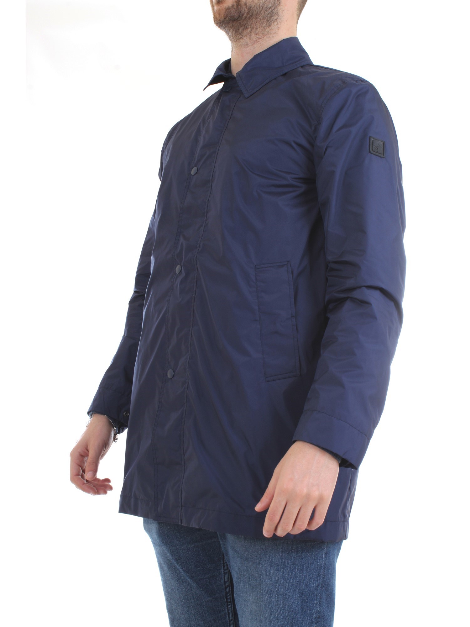 WOOLRICH CFWOOU0222MRUT2064 Blue Clothing Man Jacket WOOLRICH CFWOOU0222MRUT2064 Blue Clothing Man Jacket