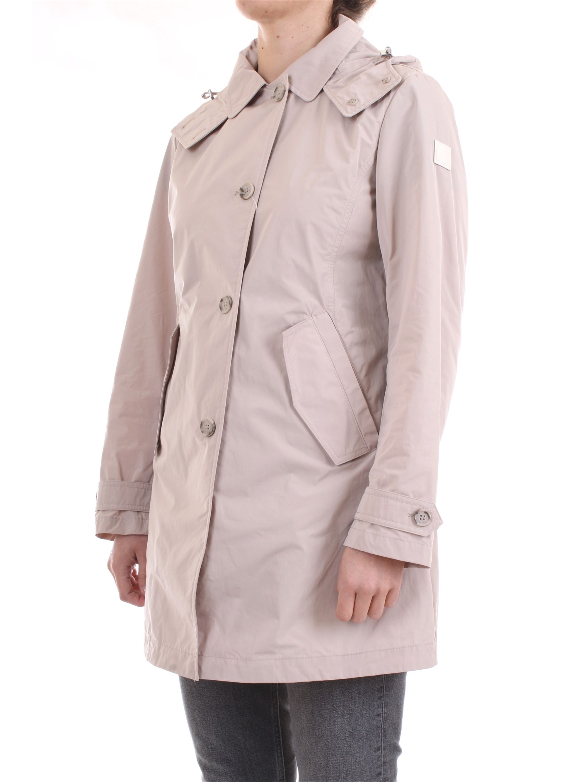 WOOLRICH CFWWOU017FRUT0573 Sand Clothing Woman Jacket WOOLRICH CFWWOU017FRUT0573 Sand Clothing Woman Jacket