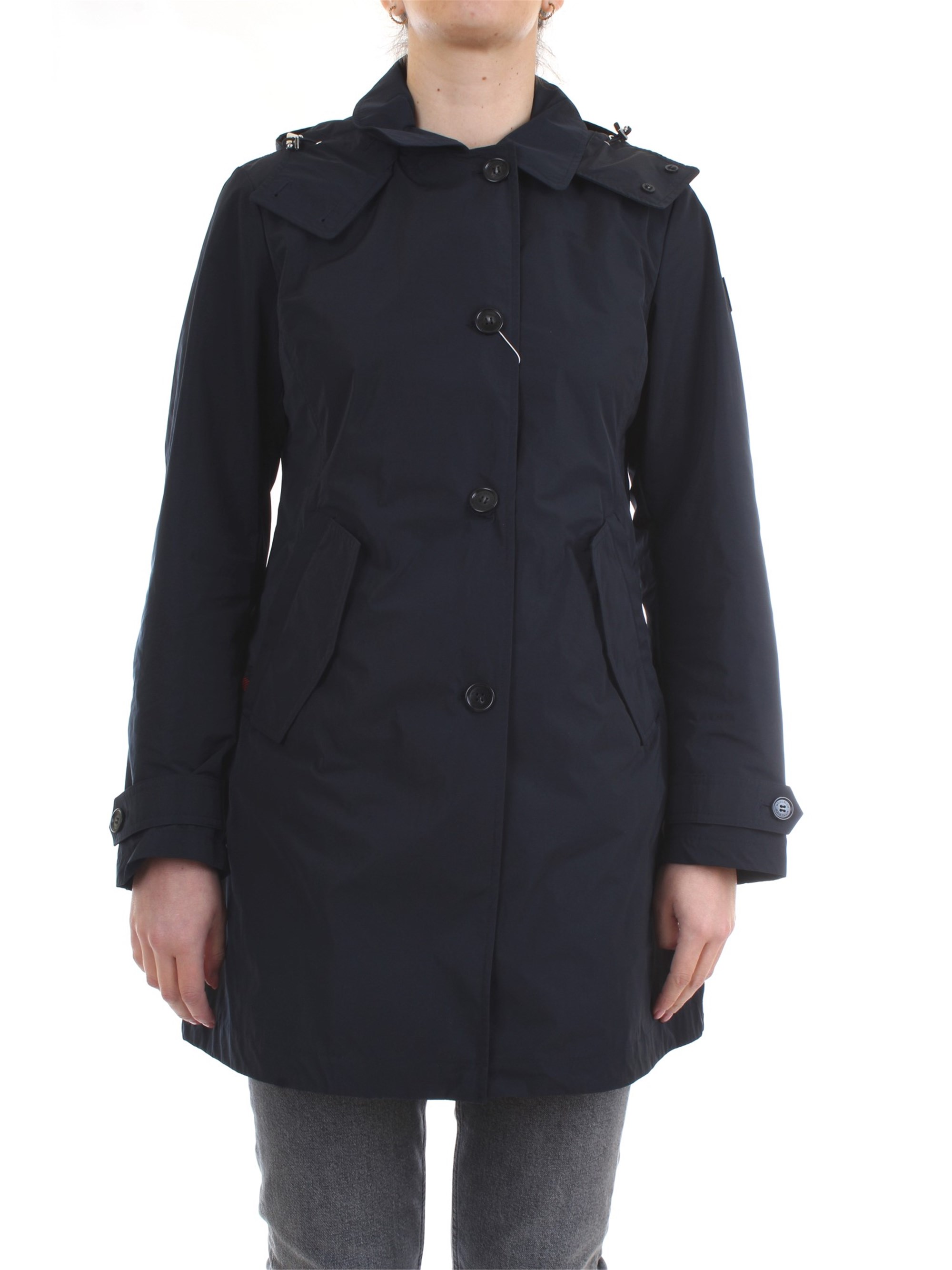 WOOLRICH CFWWOU017FRUT0573 Blue Clothing Woman Jacket WOOLRICH CFWWOU017FRUT0573 Blue Clothing Woman Jacket