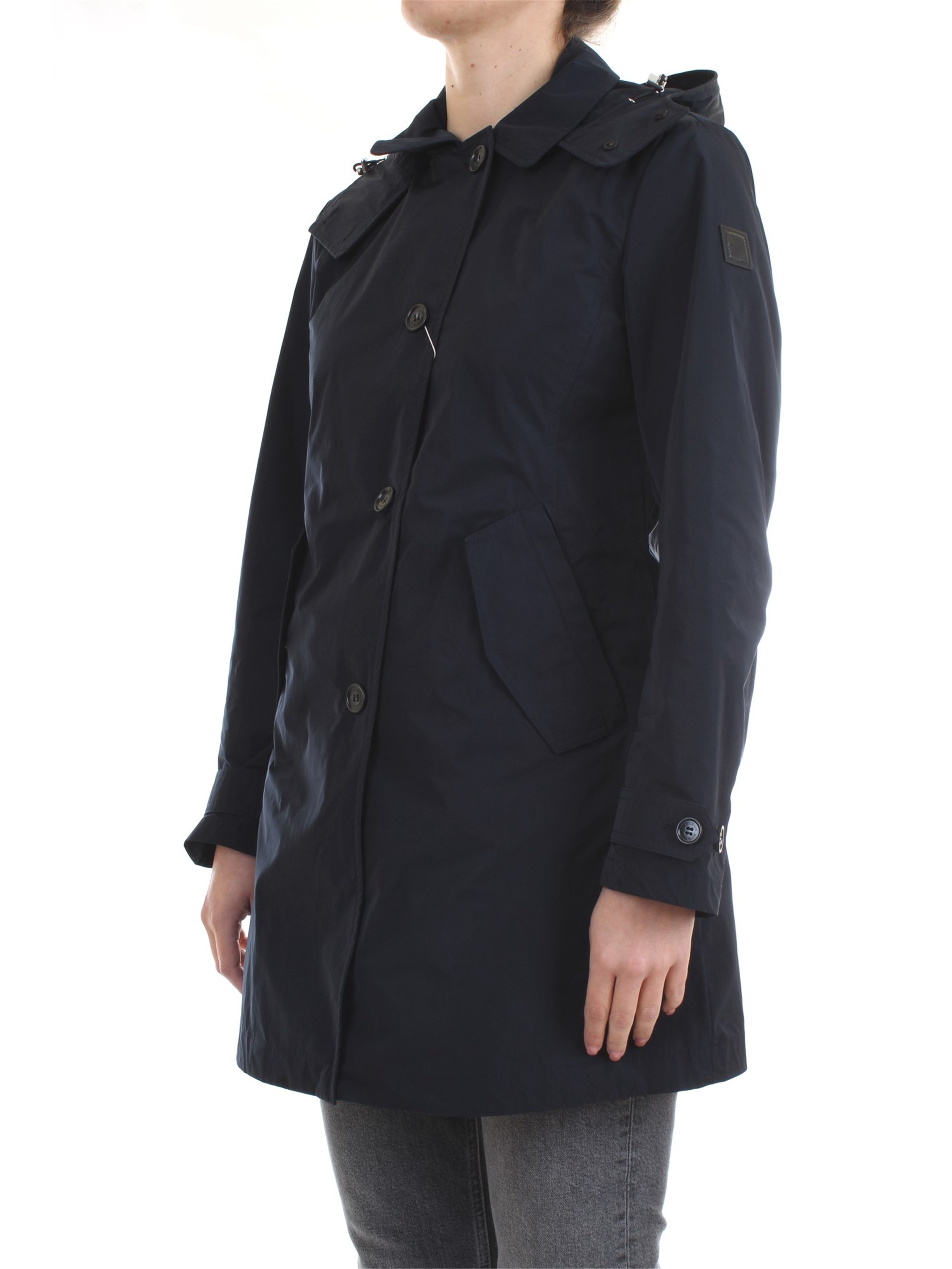 WOOLRICH CFWWOU017FRUT0573 Blue Clothing Woman Jacket WOOLRICH CFWWOU017FRUT0573 Blue Clothing Woman Jacket