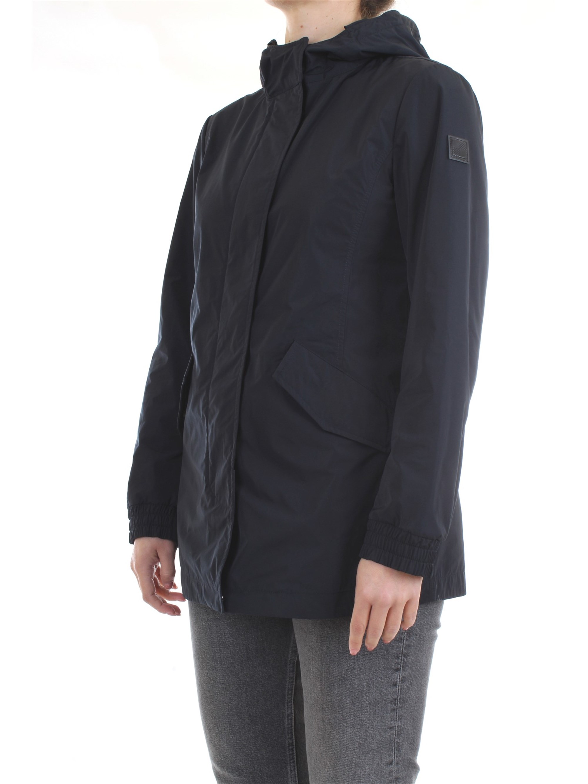 WOOLRICH CFWWOU0216FRUT0573 Blue Clothing Woman Jacket WOOLRICH CFWWOU0216FRUT0573 Blue Clothing Woman Jacket
