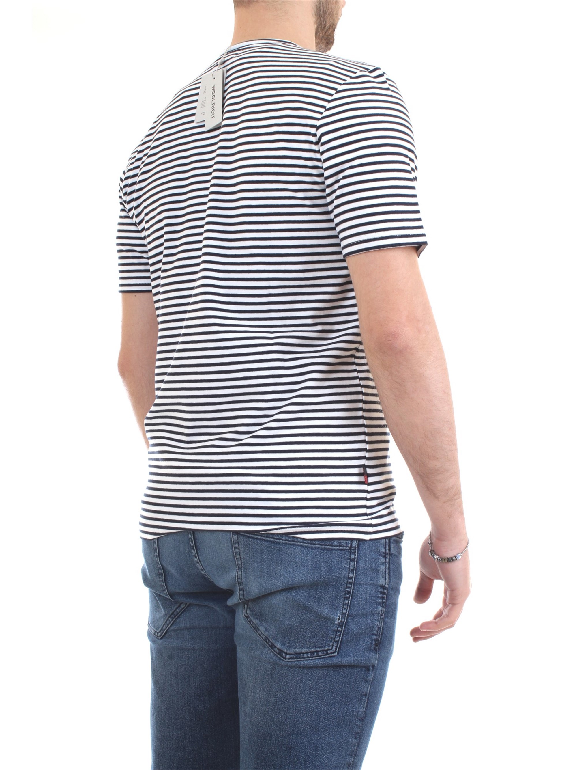 WOOLRICH CFWOTE0032MRUT2139 Blue Clothing Man T-Shirt/Polo WOOLRICH CFWOTE0032MRUT2139 Blue Clothing Man T-Shirt/Polo