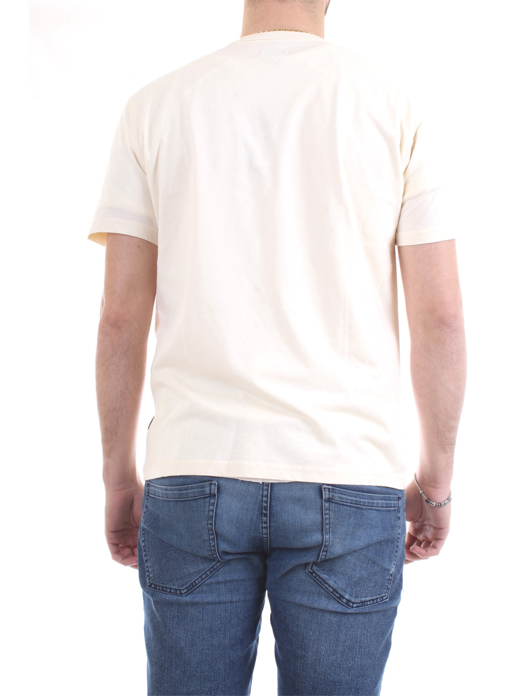 WOOLRICH CFWOTE0038MRUT1486 White Clothing Man T-Shirt/Polo WOOLRICH CFWOTE0038MRUT1486 White Clothing Man T-Shirt/Polo